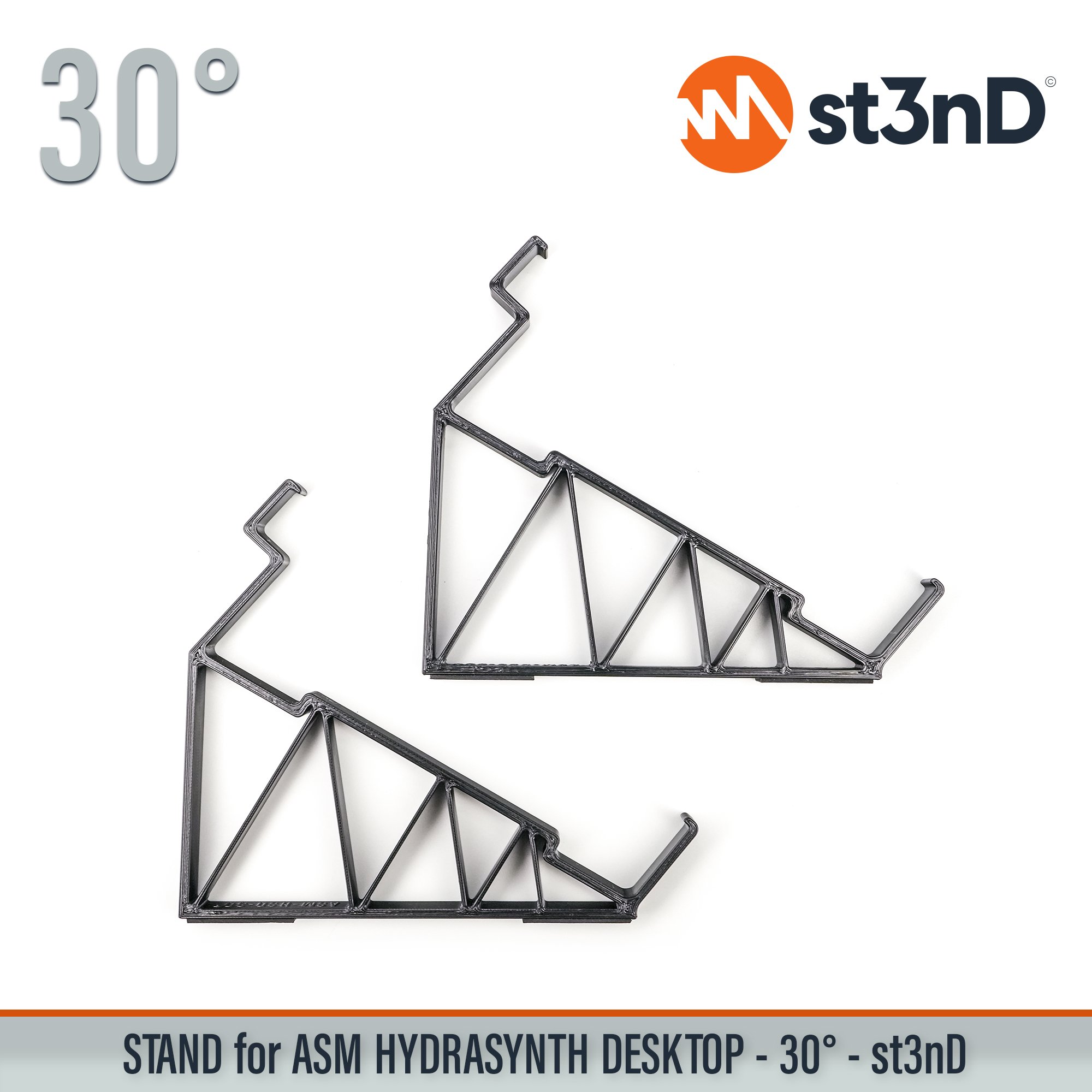 ASM HYDRASYNTH DESKTOP digital synth portable semi modular st3nD stable stand strong sturdy tilted