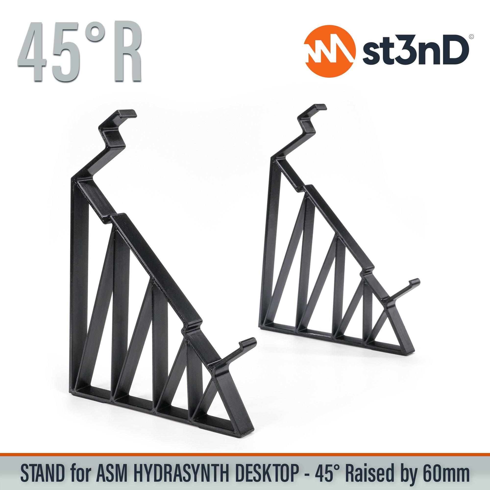 ASM HYDRASYNTH DESKTOP digital synth portable semi modular st3nD stable stand strong sturdy tilted