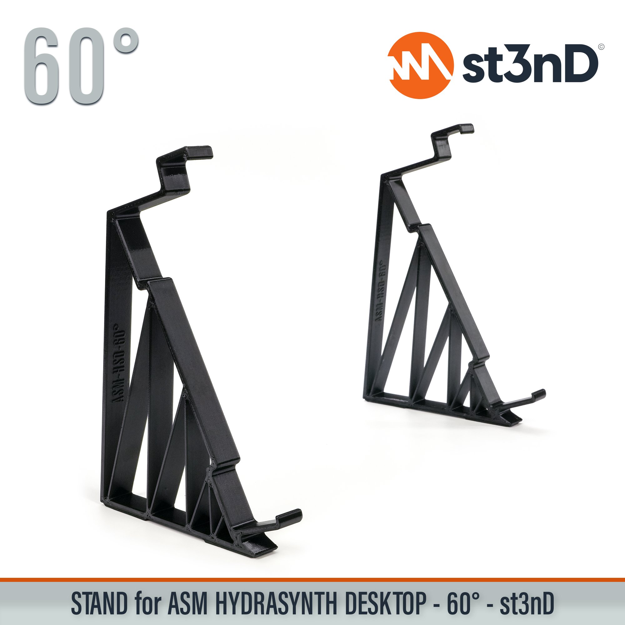 ASM HYDRASYNTH DESKTOP digital synth portable semi modular st3nD stable stand strong sturdy tilted
