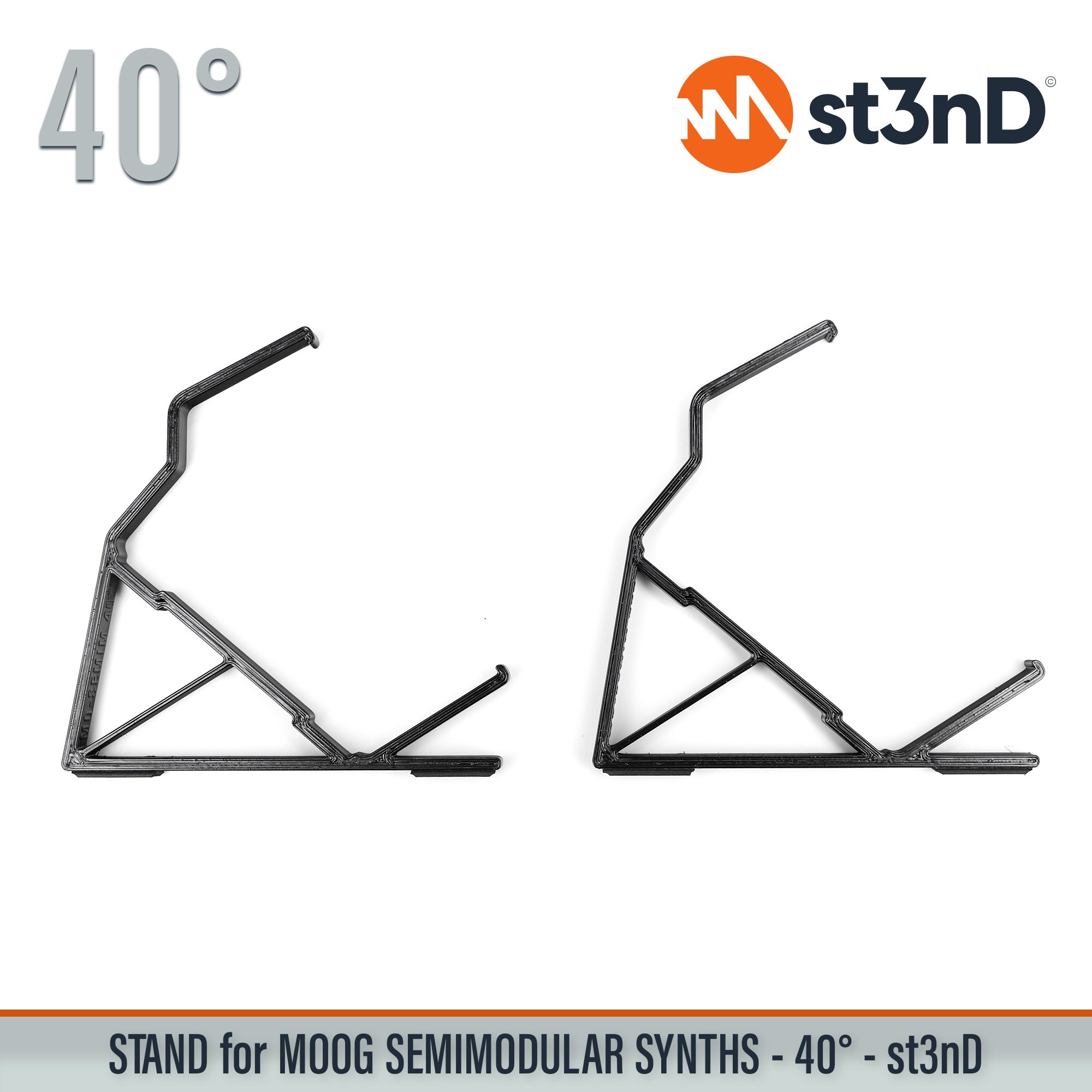 analog synth portable semi modular st3nD stable stand strong sturdy tilted Moog Moog SemiModular Mother 32 Moog Dfam Subharmonicon Spectravox Dfam Mother 32