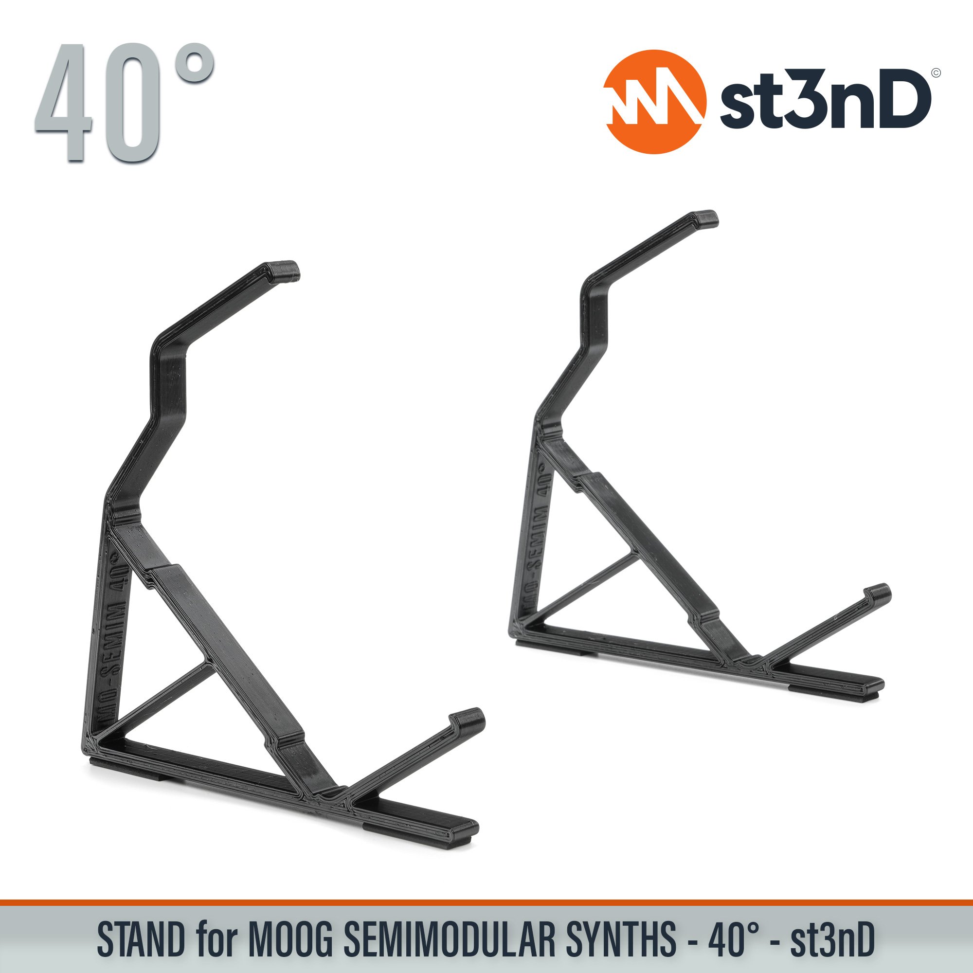 analog synth portable semi modular st3nD stable stand strong sturdy tilted Moog Moog SemiModular Mother 32 Moog Dfam Subharmonicon Spectravox Dfam Mother 32