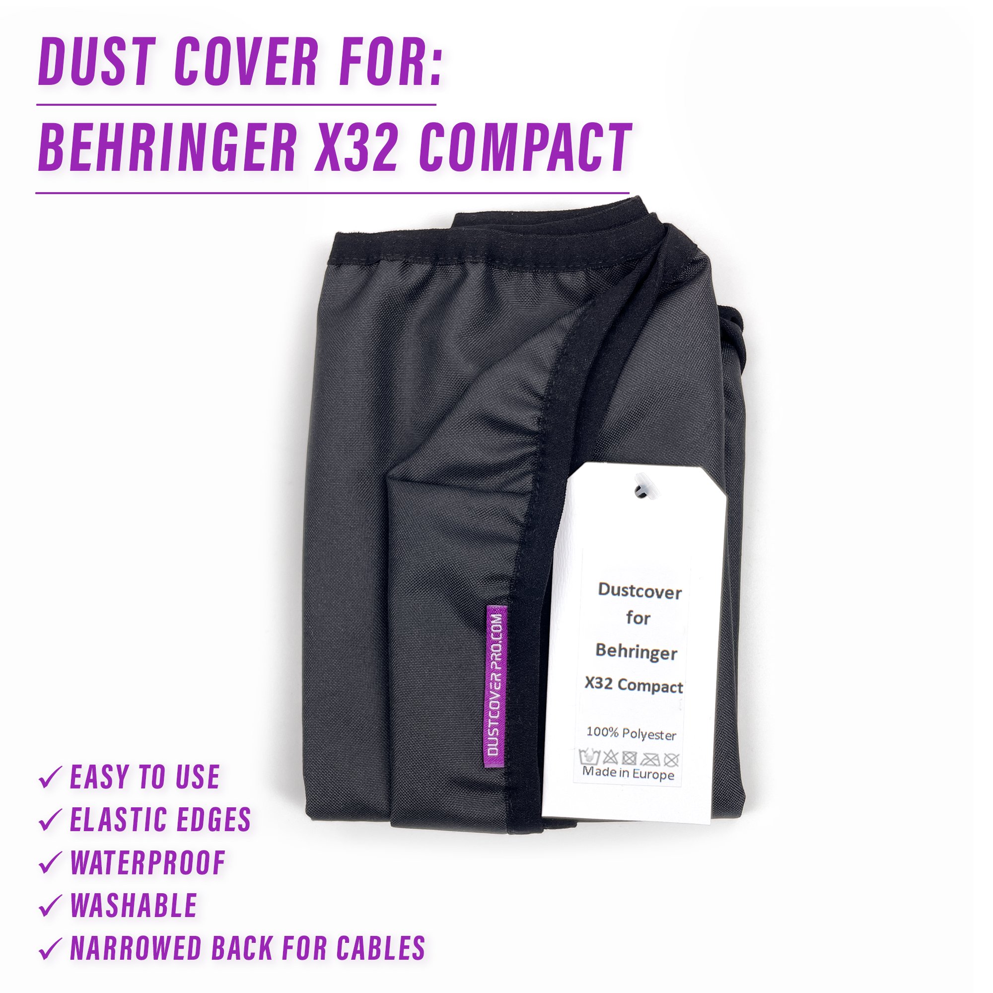 behringer dust cover dustcover dustcoverpro elastic synth synth protection water resistant waterproof BEHRINGER X32 COMPACT X32 COMPACT BEHRINGER MIXER