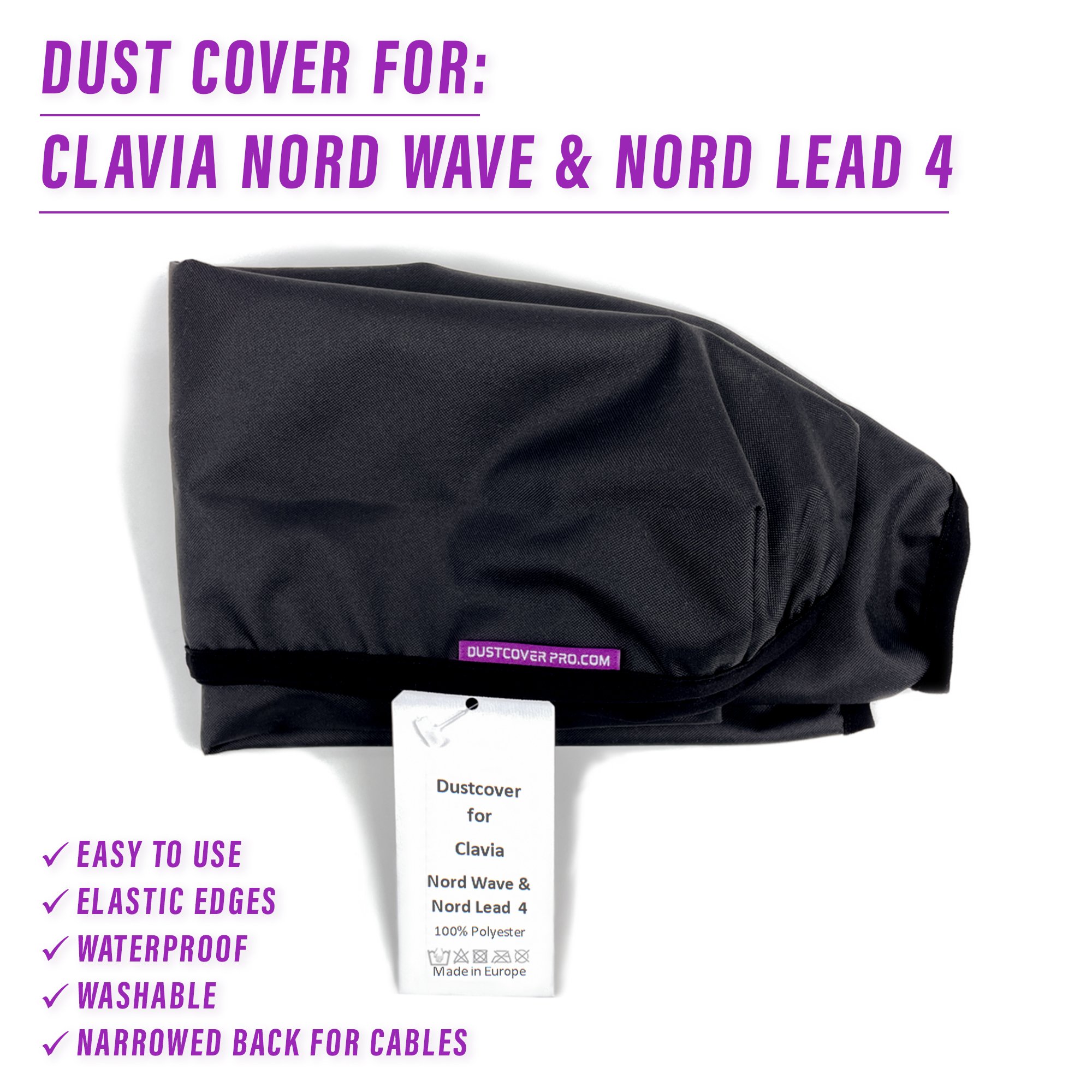 clavia Clavia Nord Wave dust cover dustcover dustcoverpro elastic Nord Wave synth synth protection water resistant waterproof Clavia Nord Lead 4