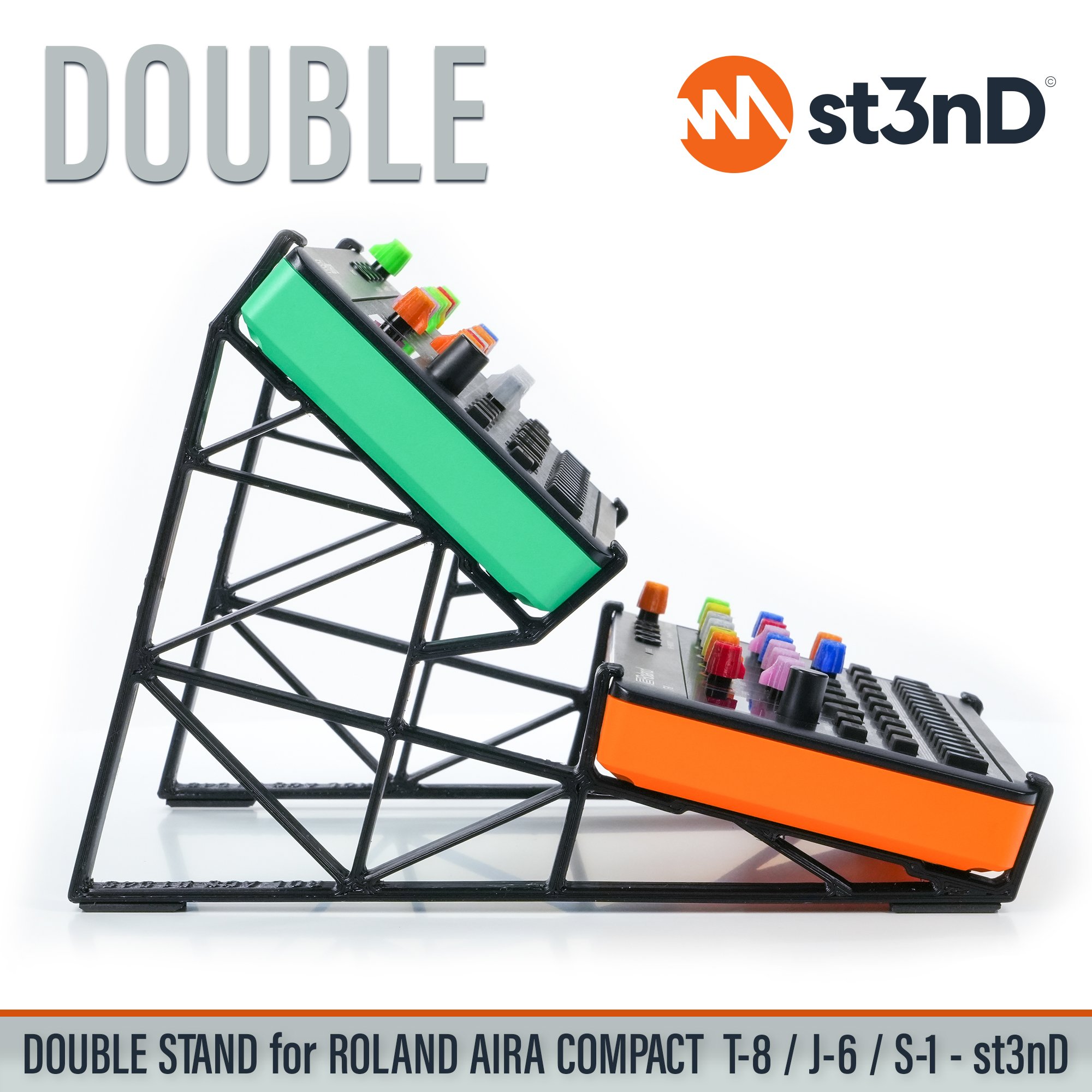 Roland AIRA Compact P-6 / T-8 / J-6 / S-1 DOUBLE STAND – Shipping 