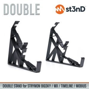 Close-up of the legs of the st3nD double 3D printed stand for Strymon Bigsky / MX / Timeline / Mobius FX Pedals