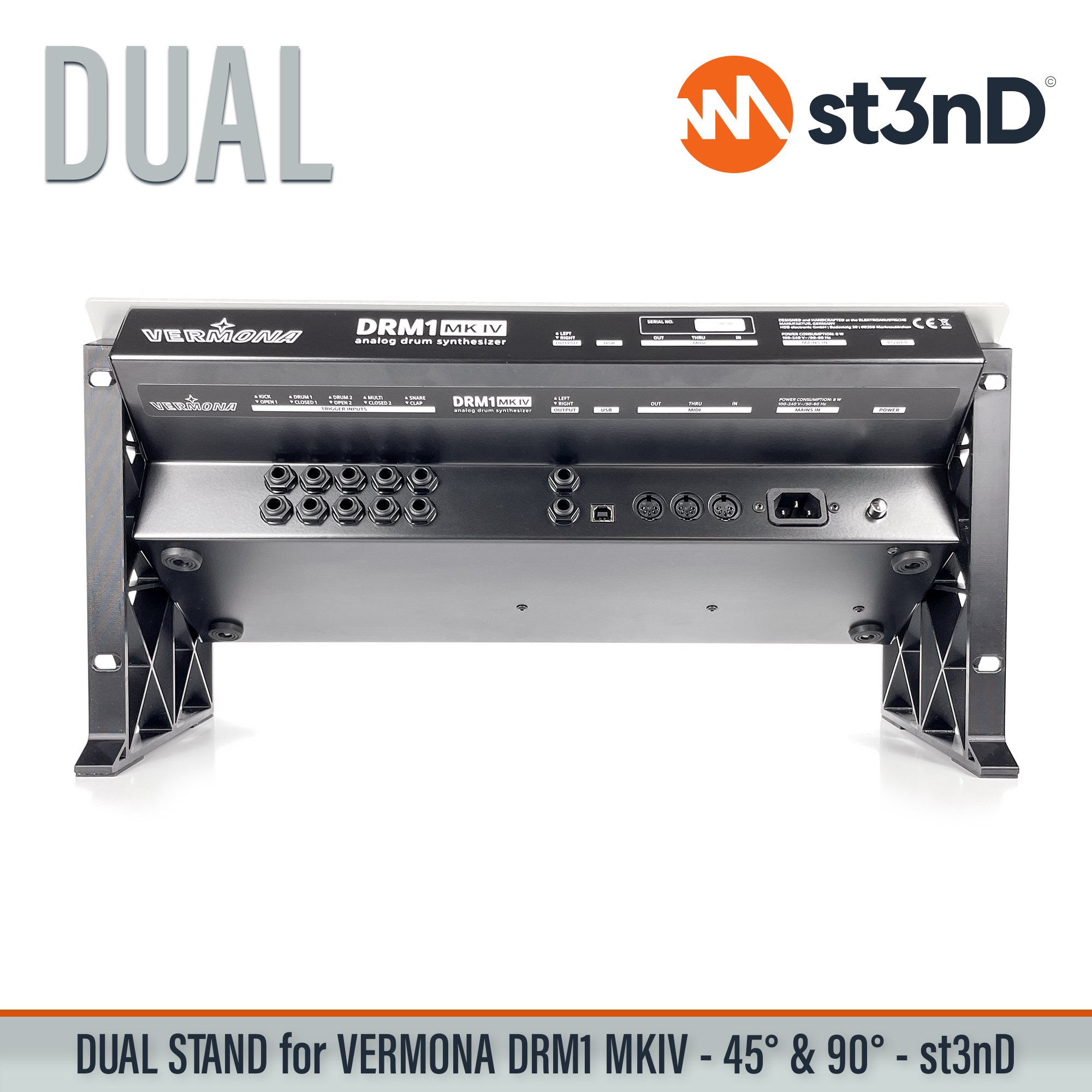VERMONA DRM1 MKIV - Rackie DUAL STAND 45° and 90° – Shipping Worldwide