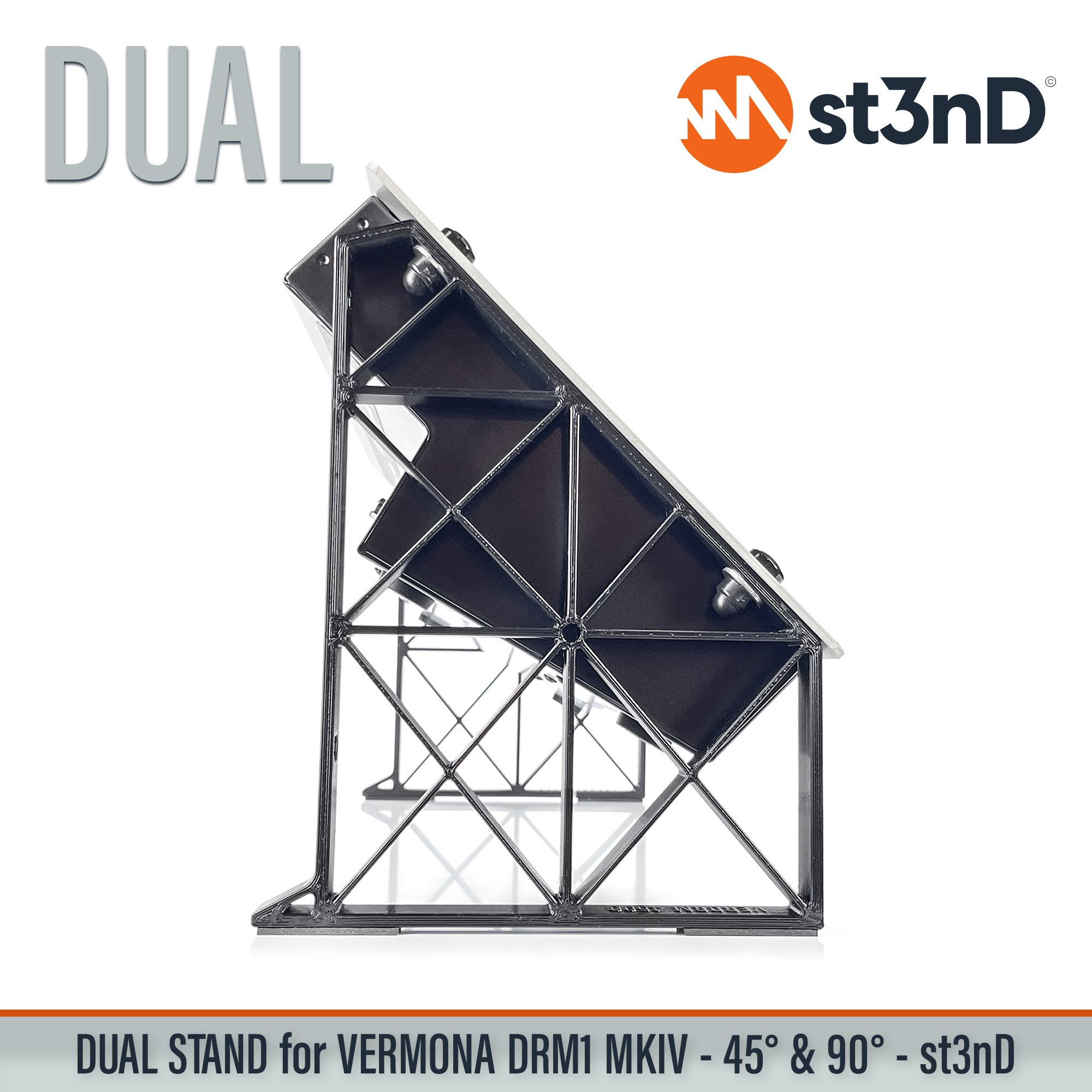 controller portable st3nD stable stand strong studio accessory sturdy synth synth accessory tilted Vermona DRM1 MKIV