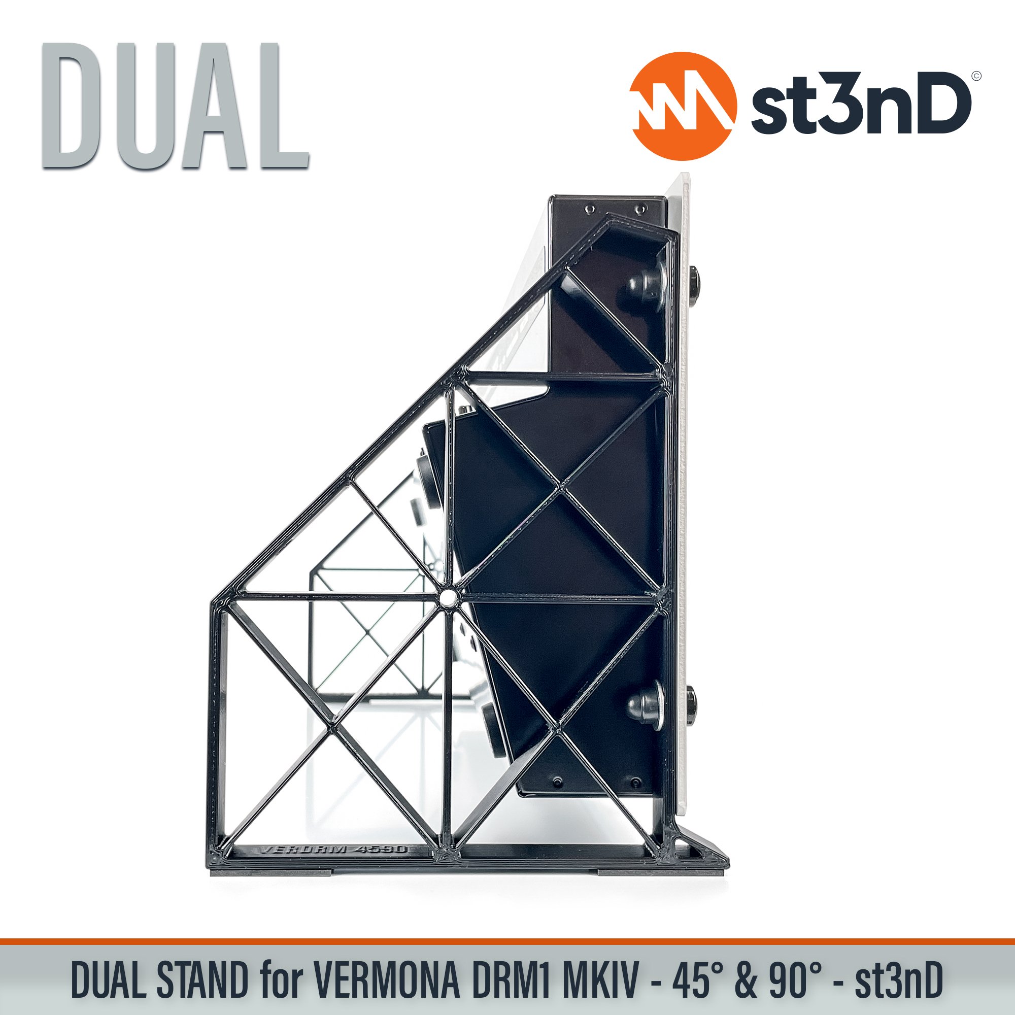 controller portable st3nD stable stand strong studio accessory sturdy synth synth accessory tilted Vermona DRM1 MKIV