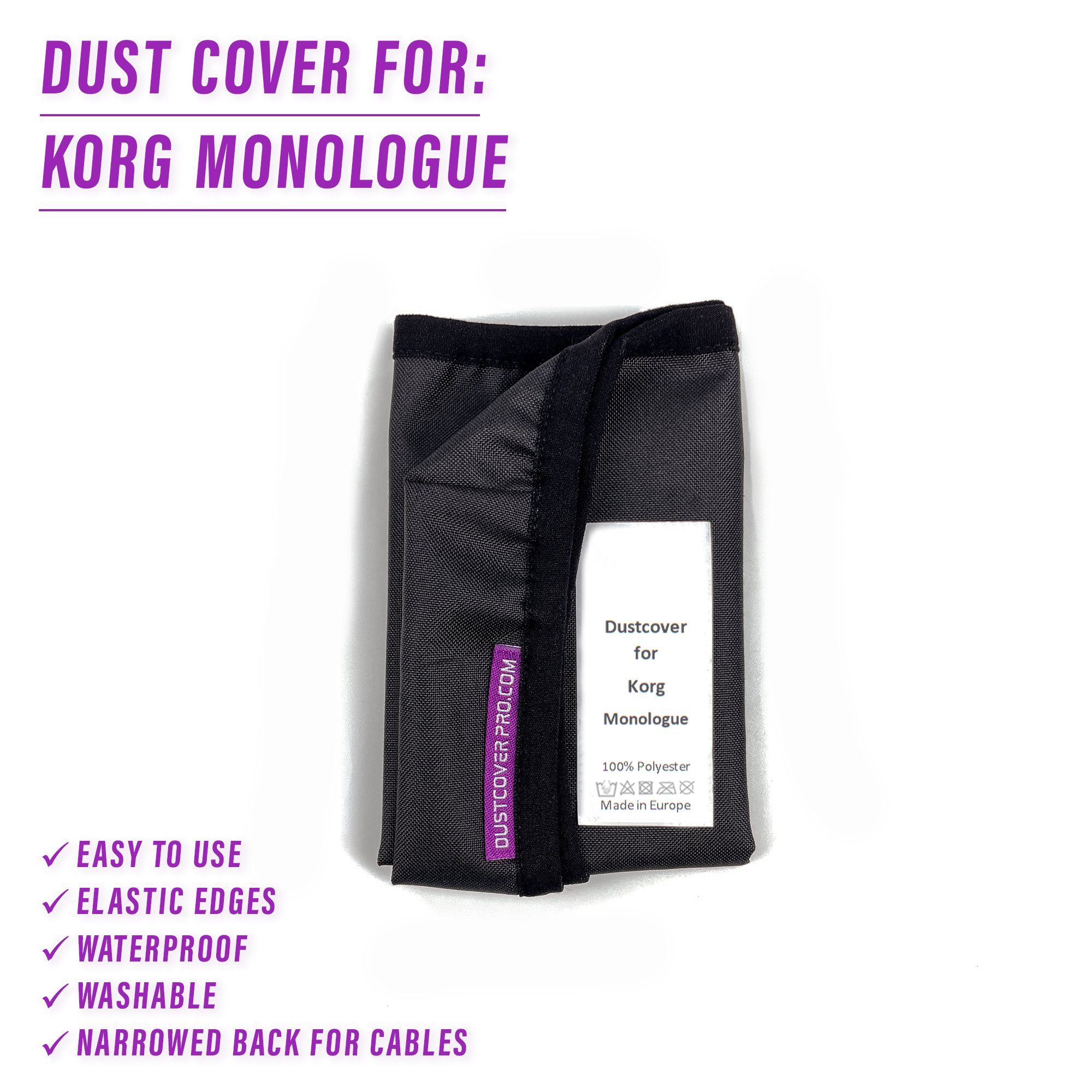 dust cover dustcover dustcoverpro elastic korg synth synth protection water resistant waterproof KORG MONOLOGUE monologue