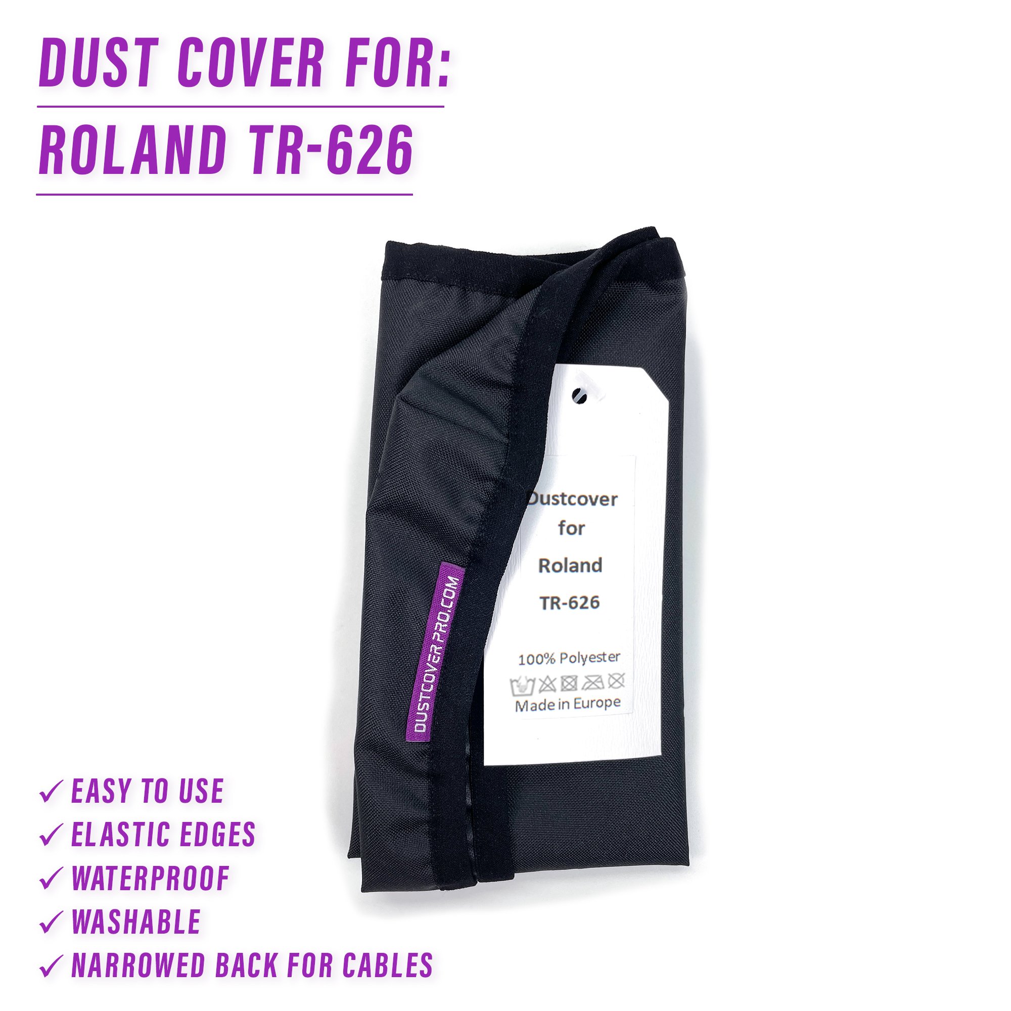 dust cover dustcover dustcoverpro elastic synth protection water resistant waterproof roland tr-626 tr626 tr 626 vintage roland roland vintage synth