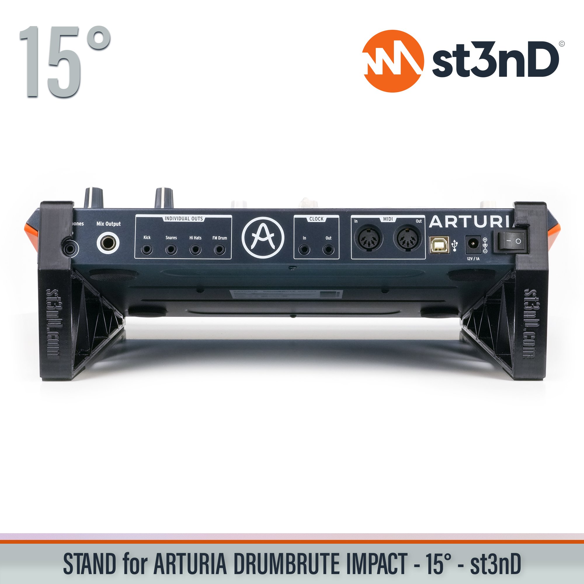 portable st3nD stable stand strong sturdy tilted ARTURIA DRUMBRUTE IMPACT ATURIA DRUM MACHINE