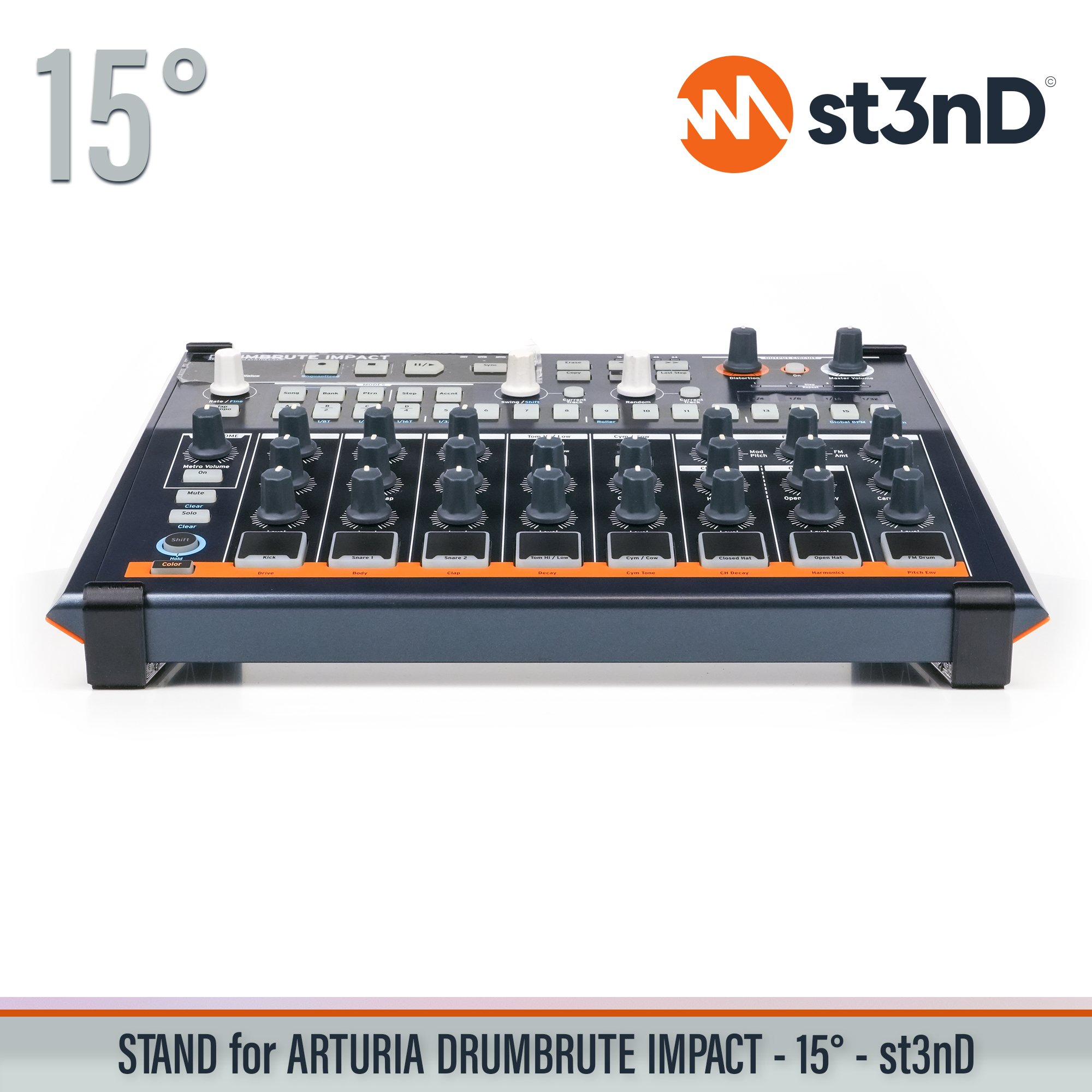 portable st3nD stable stand strong sturdy tilted ARTURIA DRUMBRUTE IMPACT ATURIA DRUM MACHINE
