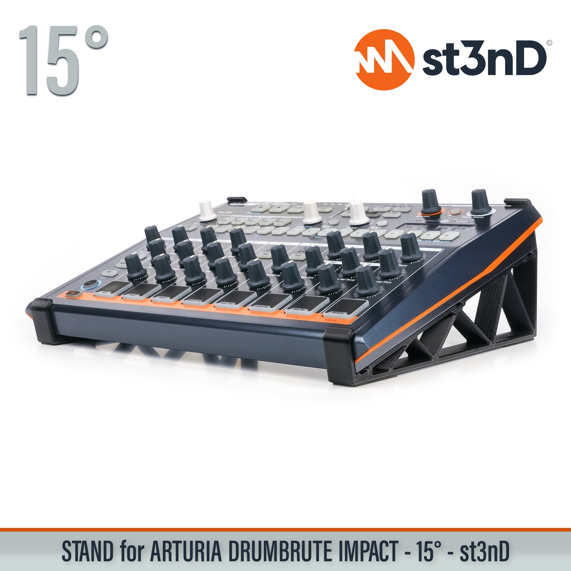 portable st3nD stable stand strong sturdy tilted ARTURIA DRUMBRUTE IMPACT ATURIA DRUM MACHINE