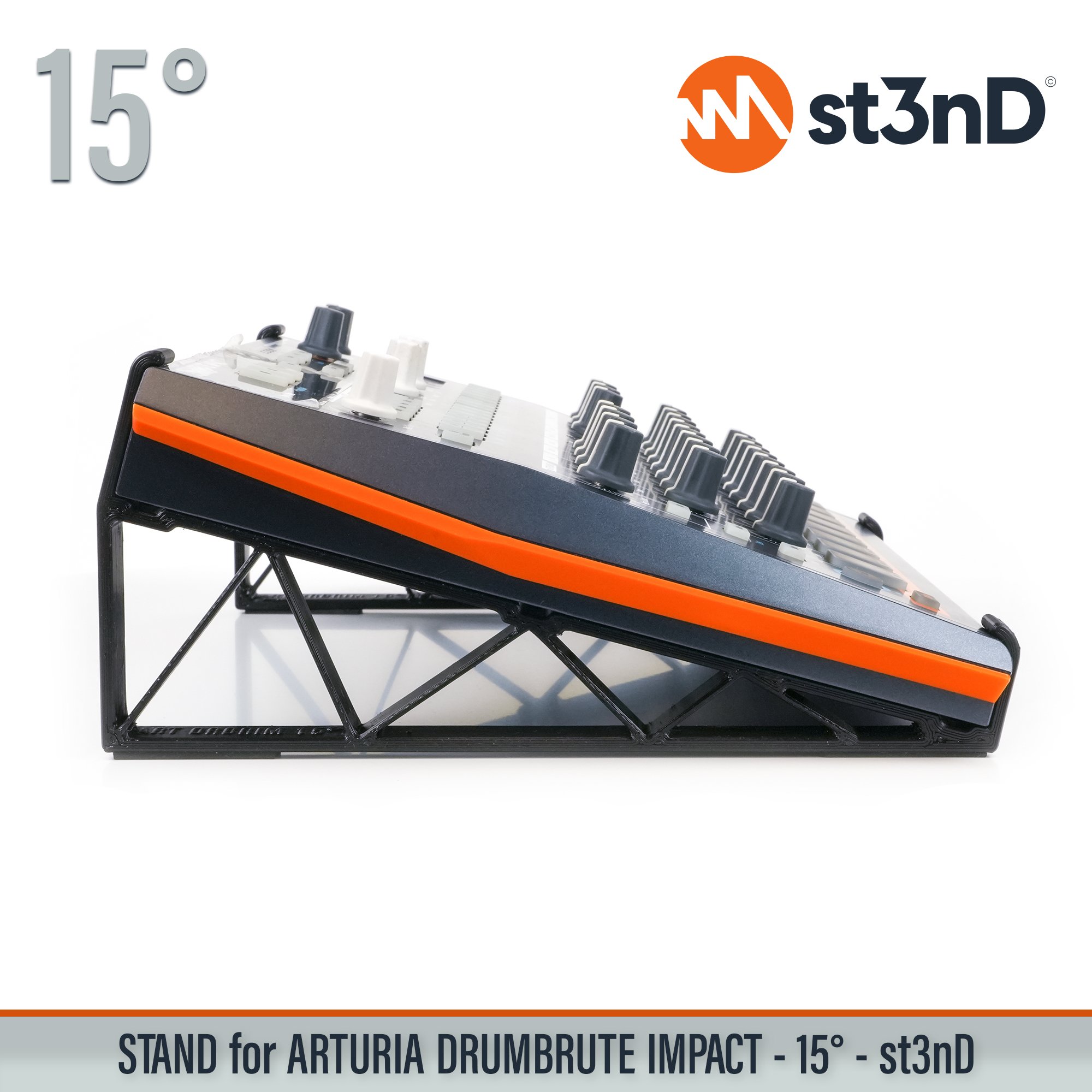 portable st3nD stable stand strong sturdy tilted ARTURIA DRUMBRUTE IMPACT ATURIA DRUM MACHINE