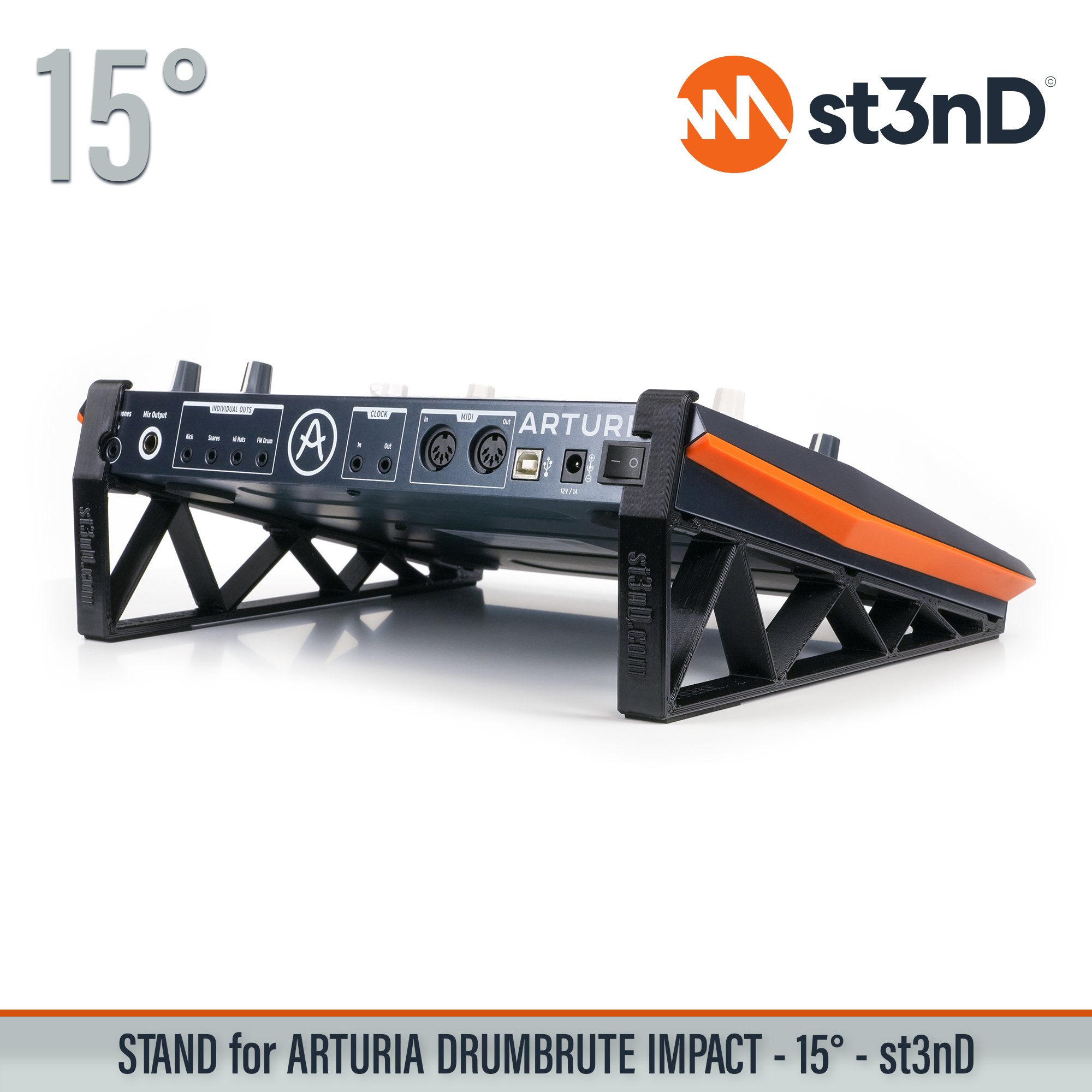 portable st3nD stable stand strong sturdy tilted ARTURIA DRUMBRUTE IMPACT ATURIA DRUM MACHINE