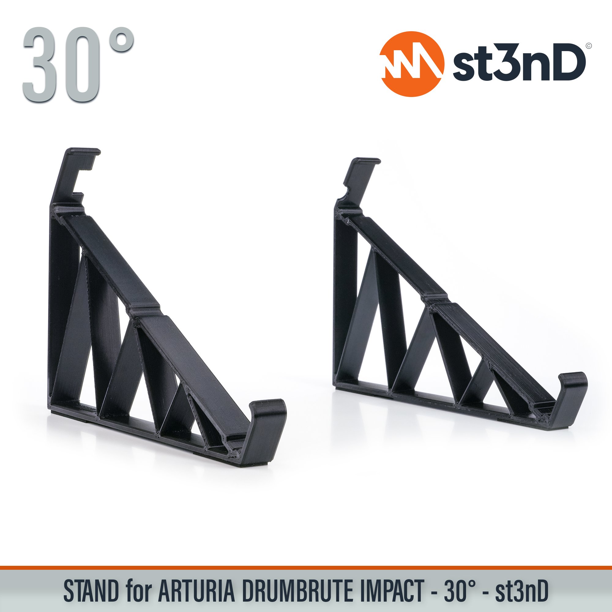 ARTURIA DRUM MACHINE arturia drumbrute impact portable st3nD stable stand strong sturdy tilted