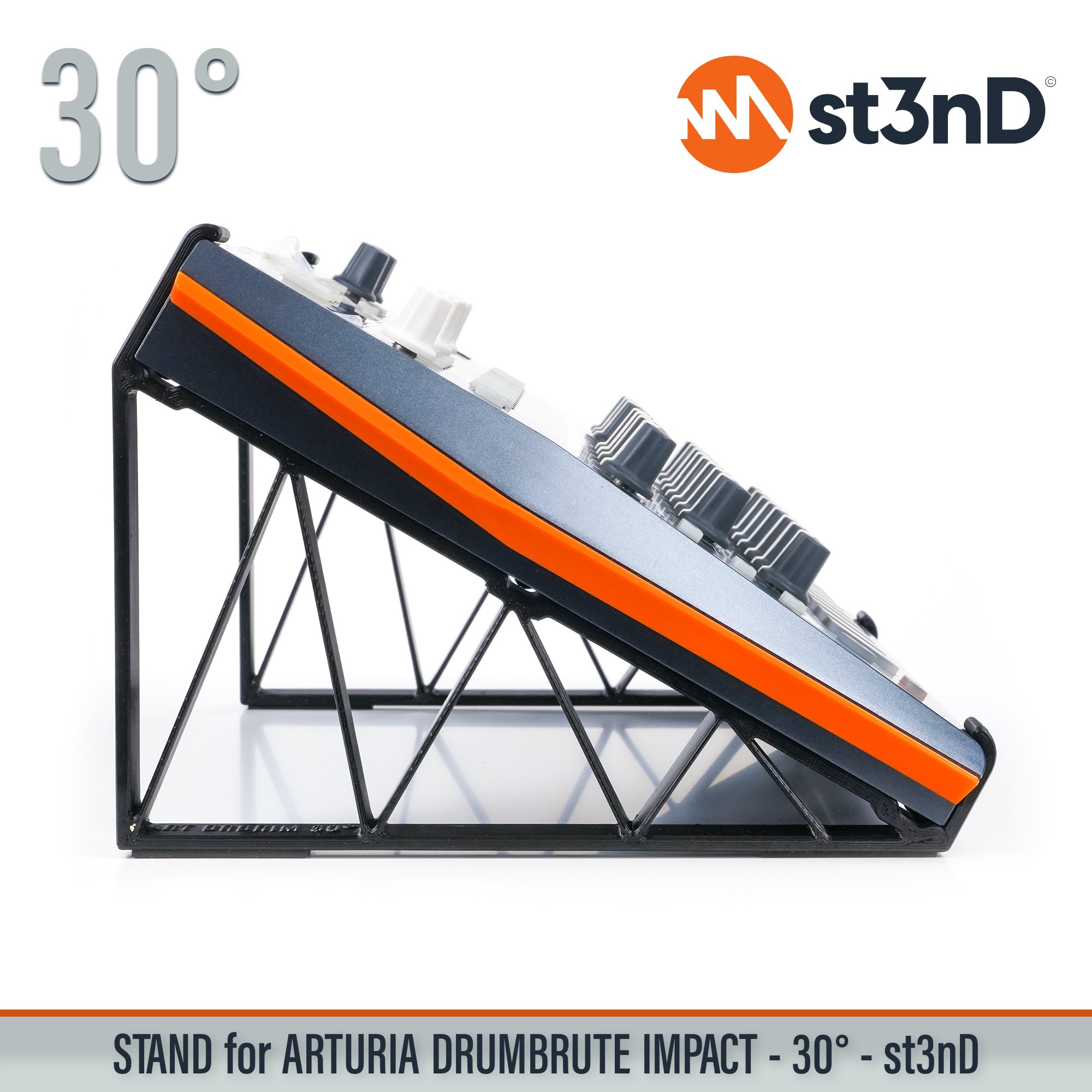 ARTURIA DRUM MACHINE arturia drumbrute impact portable st3nD stable stand strong sturdy tilted