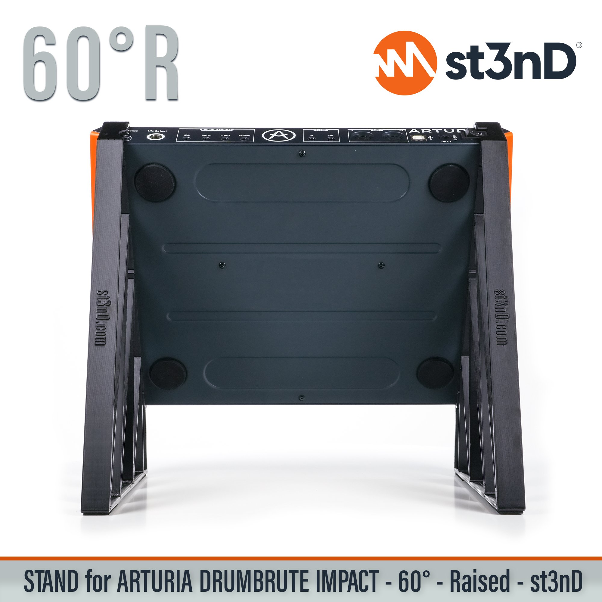 ARTURIA DRUM MACHINE arturia drumbrute impact portable st3nD stable stand strong sturdy tilted