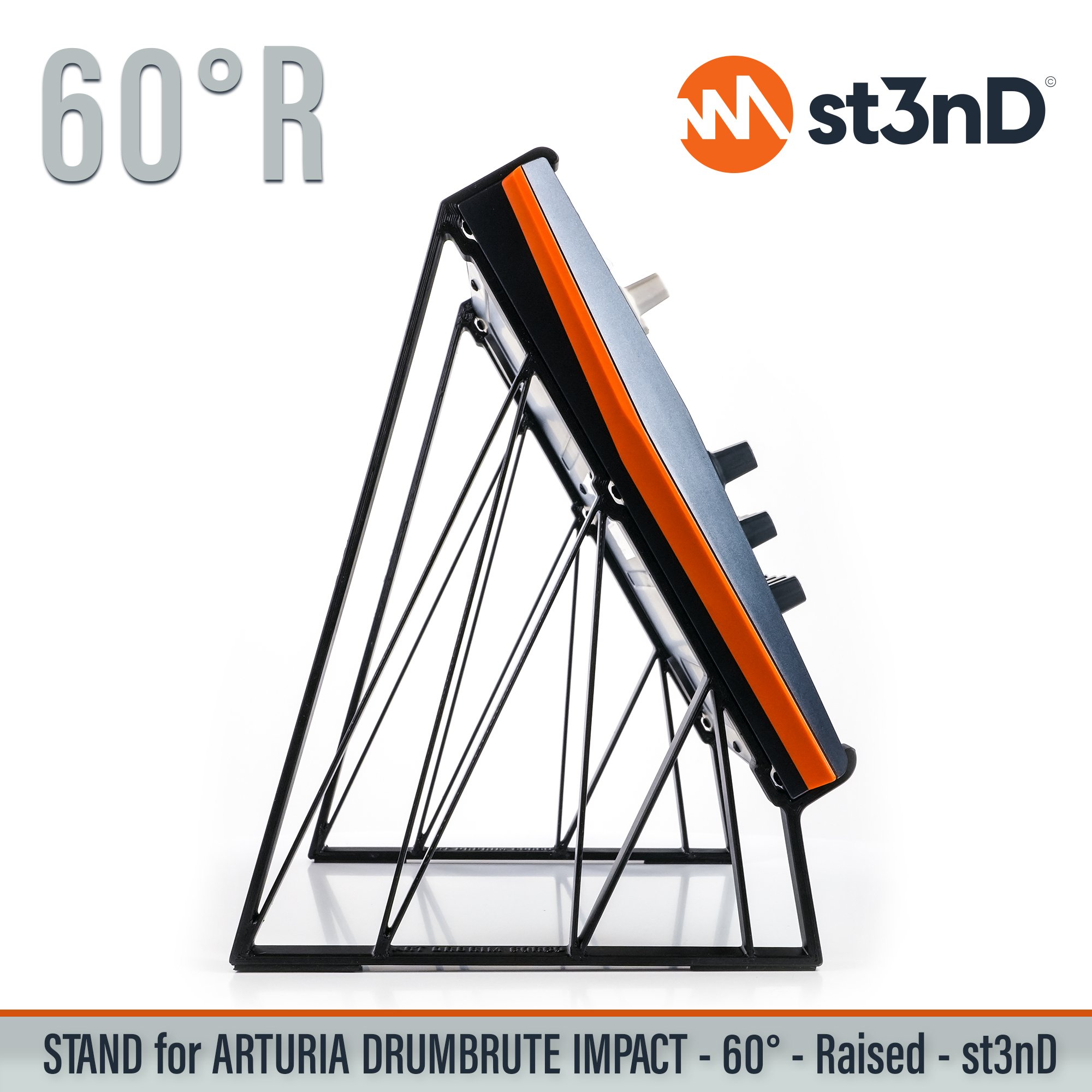 ARTURIA DRUM MACHINE arturia drumbrute impact portable st3nD stable stand strong sturdy tilted