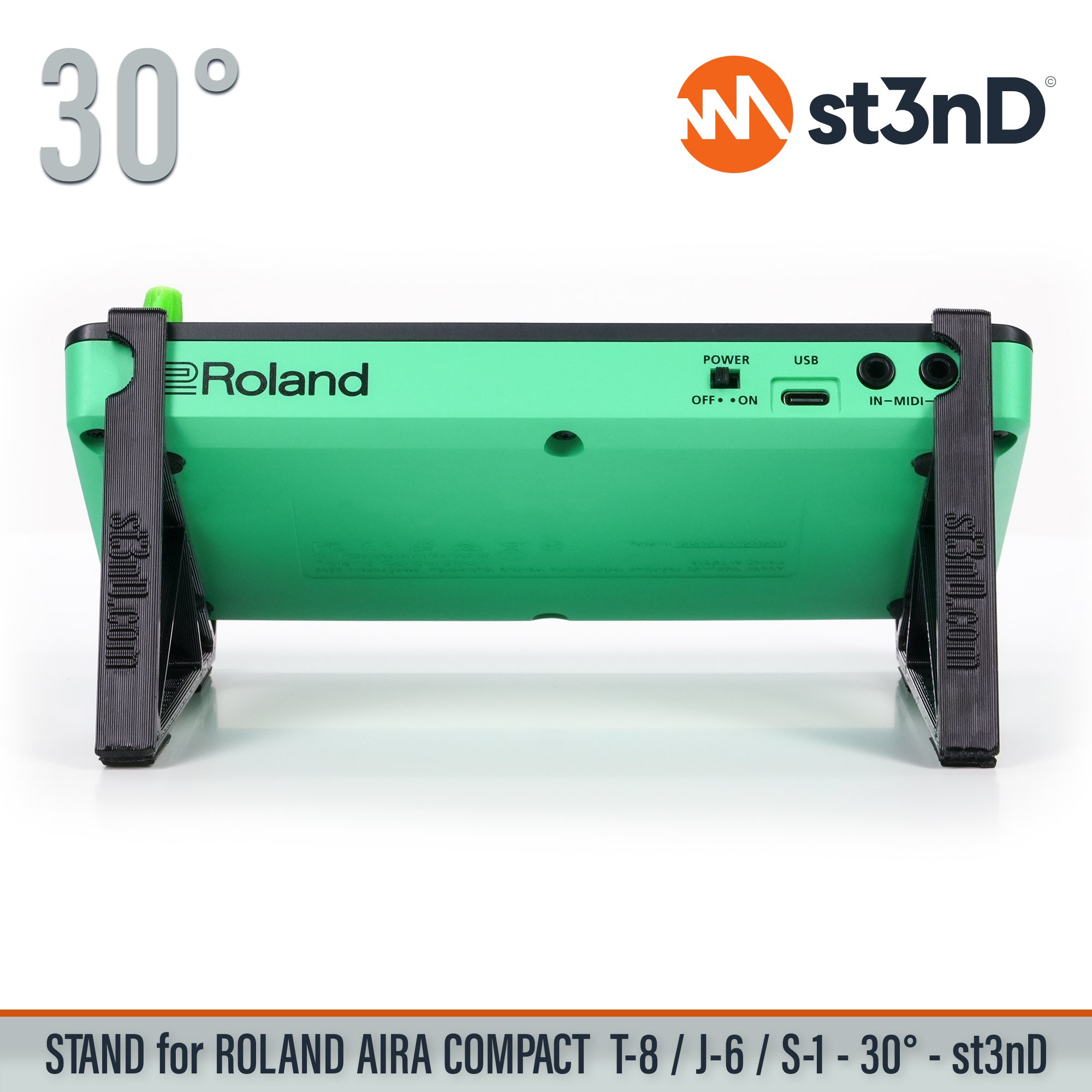 Aira Compact J-6 roland j6 Aira Compact S-1 roland s1 Aira Compact T-8 roland t8 portable Roland Aira Compact Series roland synth st3nD stable stand strong sturdy tilted