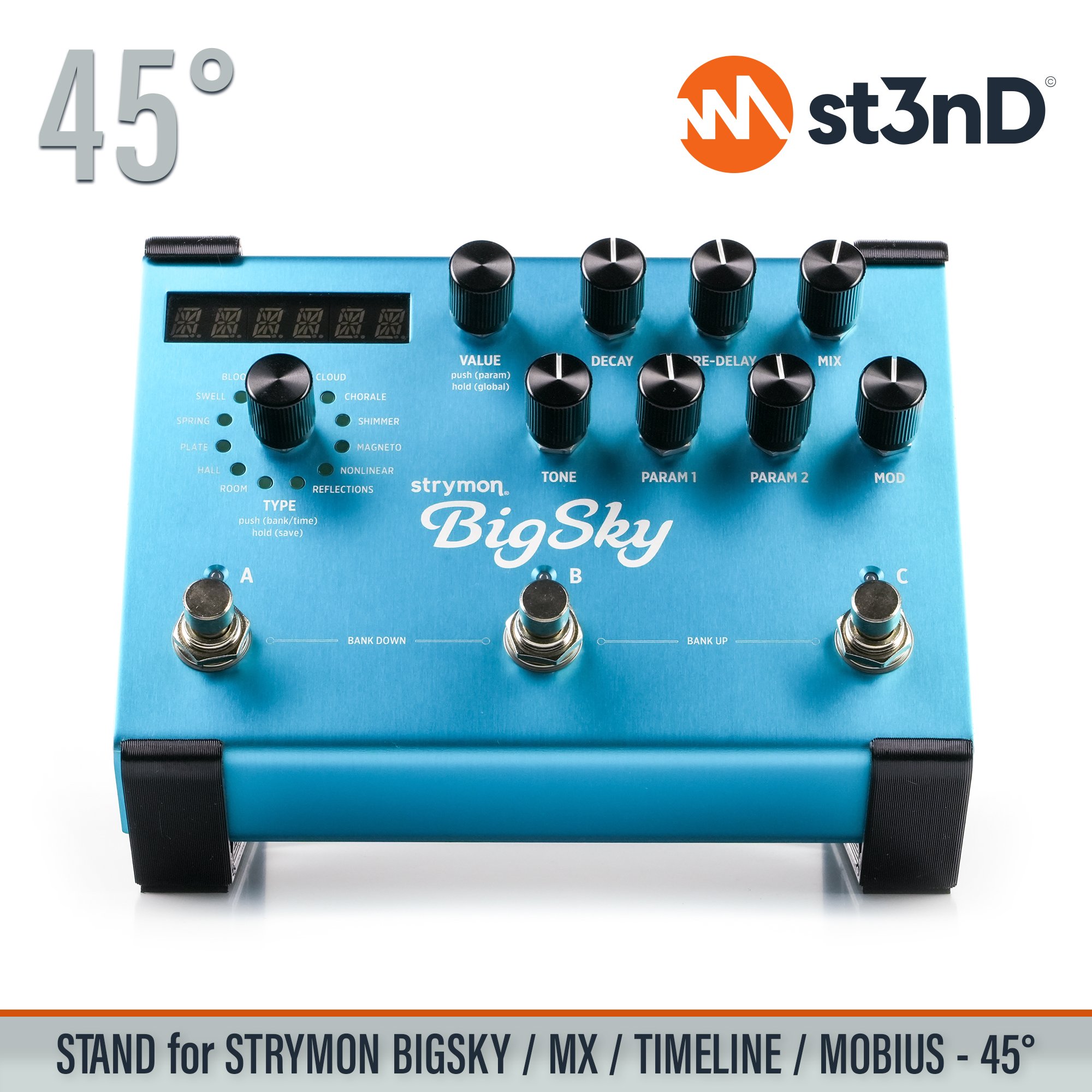 portable roland synth st3nD stable stand strong STRYMON BIGSKY / MX / TIMELINE / MOBIUS PEDALS STRYMON BIGSKY / MX Multi Reverb Pedal STRYMON EFFECTS PEDALS STRYMON FX PEDALS STRYMON MOBIUS Multi Modulation Pedal STRYMON TIMELINE Multi Delay Pedal sturdy tilted