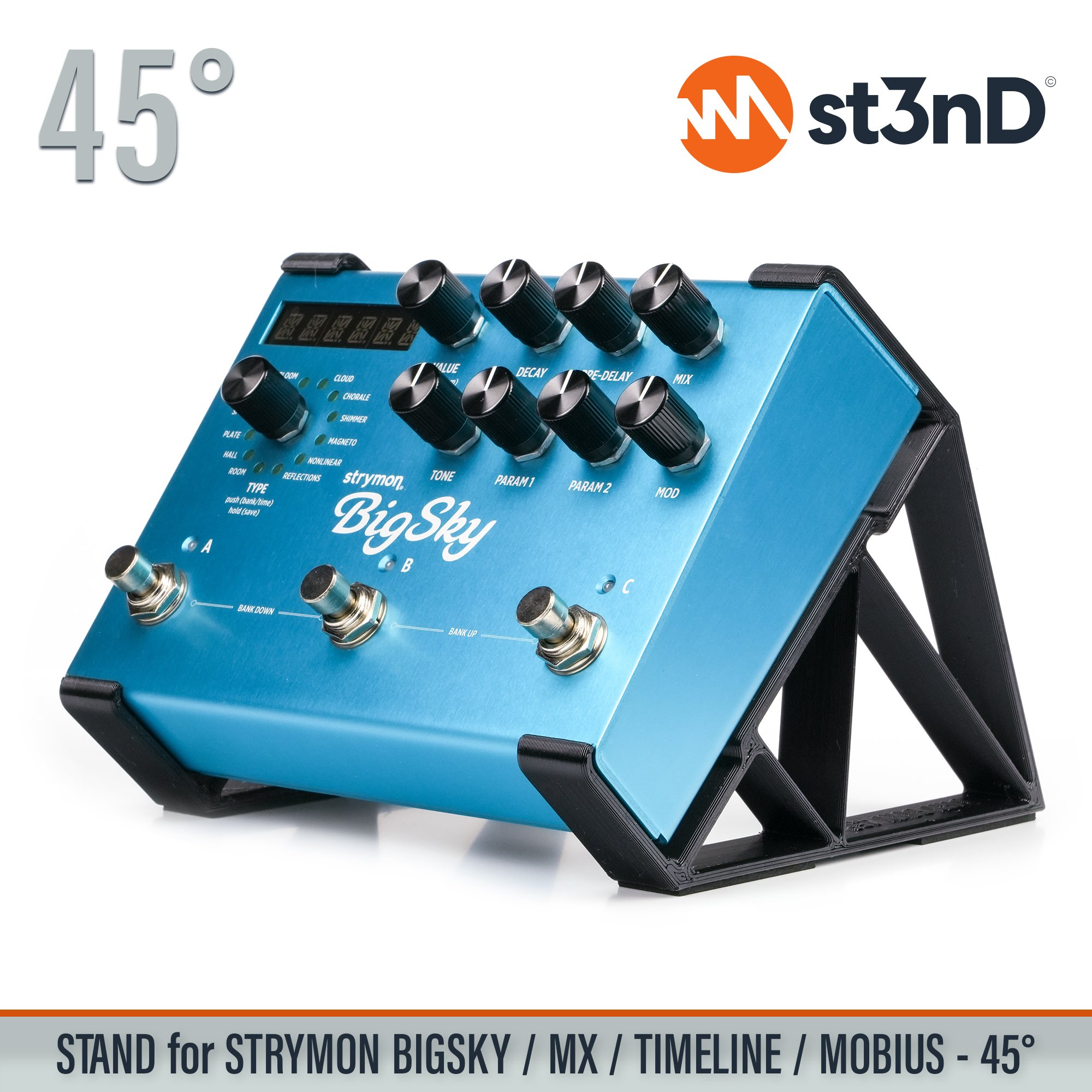 portable roland synth st3nD stable stand strong STRYMON BIGSKY / MX / TIMELINE / MOBIUS PEDALS STRYMON BIGSKY / MX Multi Reverb Pedal STRYMON EFFECTS PEDALS STRYMON FX PEDALS STRYMON MOBIUS Multi Modulation Pedal STRYMON TIMELINE Multi Delay Pedal sturdy tilted