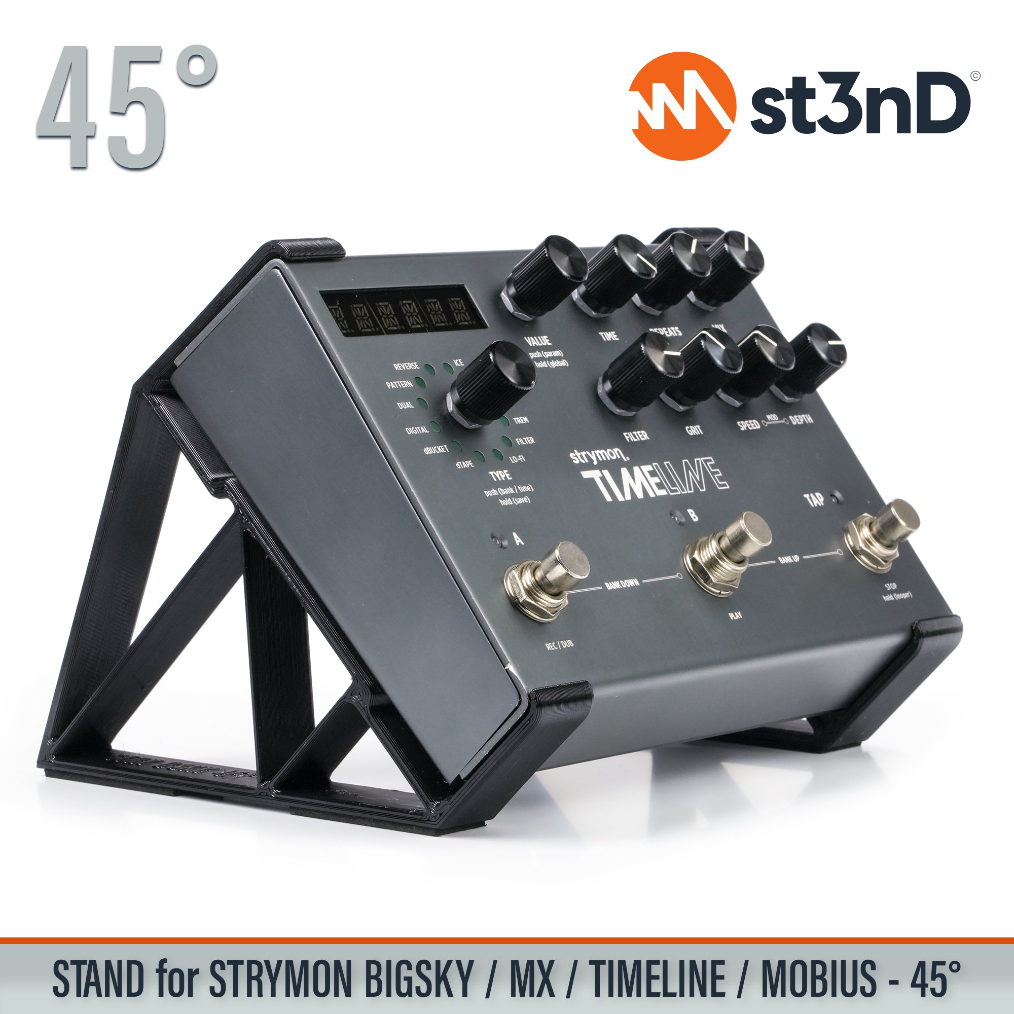 portable roland synth st3nD stable stand strong STRYMON BIGSKY / MX / TIMELINE / MOBIUS PEDALS STRYMON BIGSKY / MX Multi Reverb Pedal STRYMON EFFECTS PEDALS STRYMON FX PEDALS STRYMON MOBIUS Multi Modulation Pedal STRYMON TIMELINE Multi Delay Pedal sturdy tilted