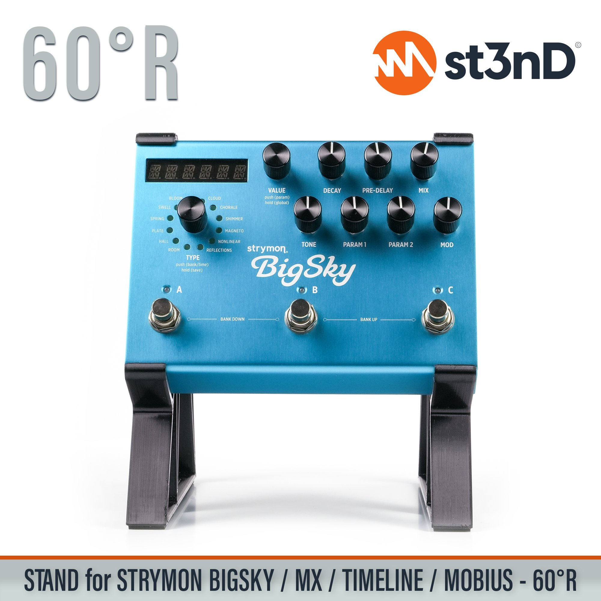 portable roland synth st3nD stable stand strong STRYMON BIGSKY / MX / TIMELINE / MOBIUS PEDALS STRYMON BIGSKY / MX Multi Reverb Pedal STRYMON EFFECTS PEDALS STRYMON FX PEDALS STRYMON MOBIUS Multi Modulation Pedal STRYMON TIMELINE Multi Delay Pedal sturdy tilted