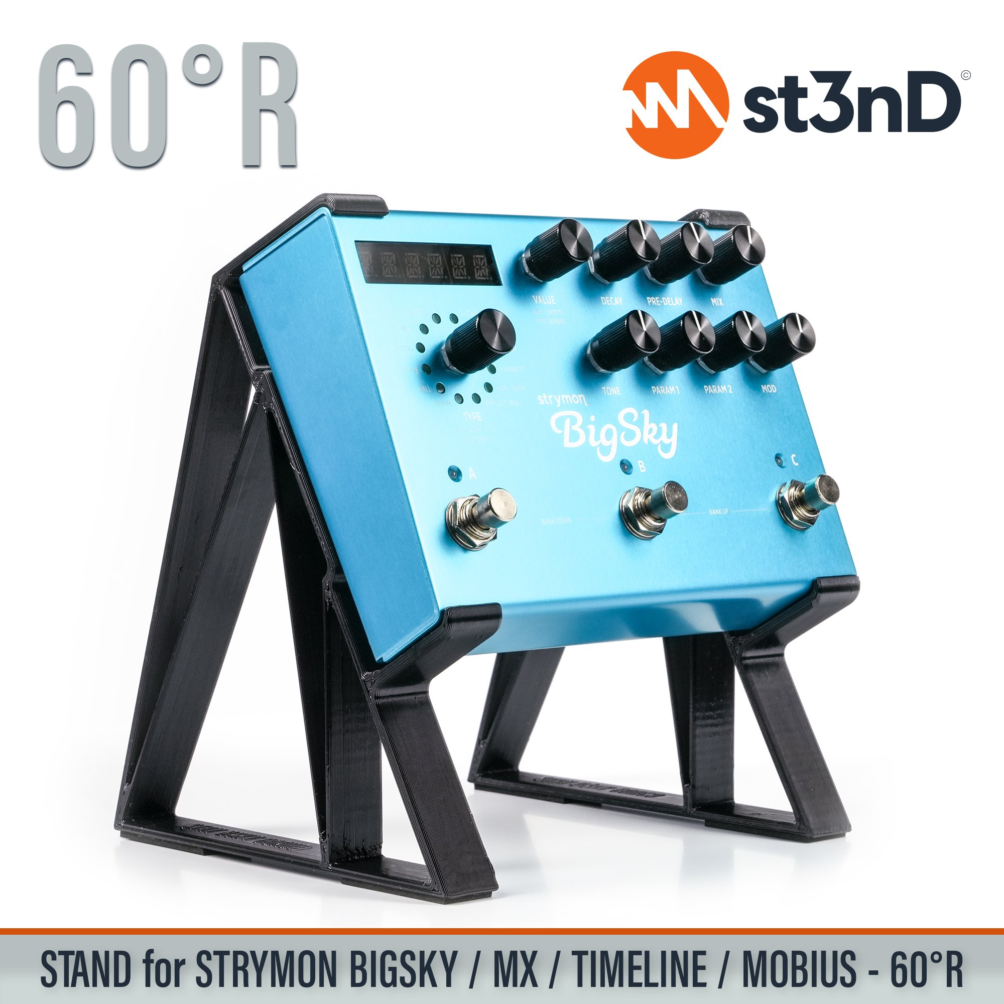 STRYMON BIGSKY / MX / TIMELINE / MOBIUS FX PEDALS STAND 60