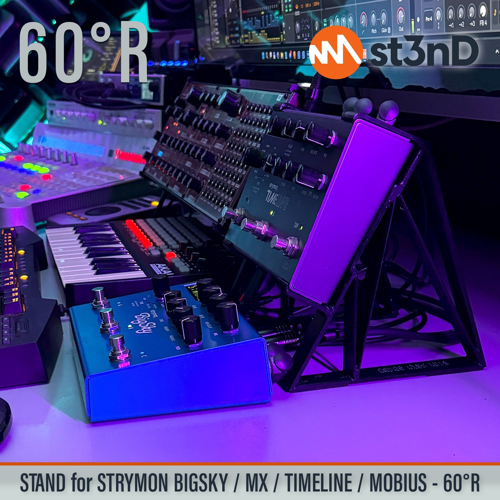 portable roland synth st3nD stable stand strong STRYMON BIGSKY / MX / TIMELINE / MOBIUS PEDALS STRYMON BIGSKY / MX Multi Reverb Pedal STRYMON EFFECTS PEDALS STRYMON FX PEDALS STRYMON MOBIUS Multi Modulation Pedal STRYMON TIMELINE Multi Delay Pedal sturdy tilted