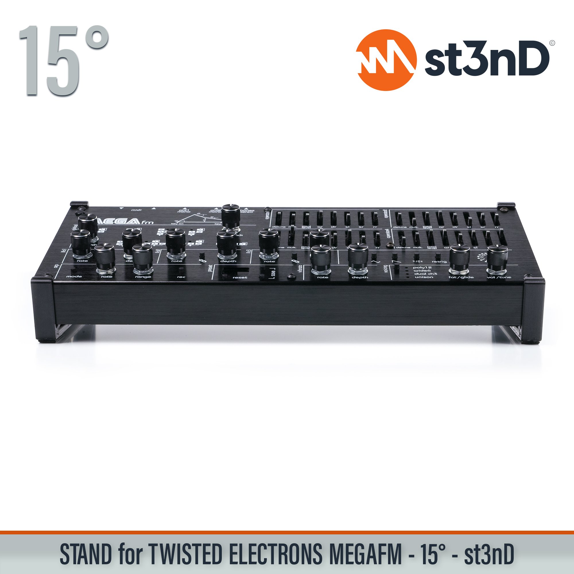 MegaFM mk2 mkII portable st3nD stable stand strong sturdy tilted Twisted Electrons Mega FM Twisted Electrons MegaFm Twisted MEGAfm II