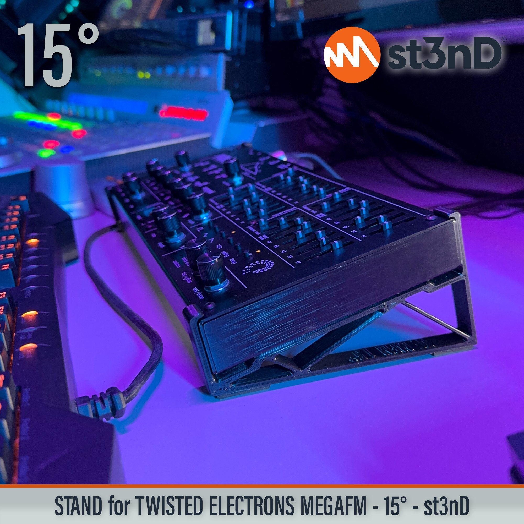 MegaFM mk2 mkII portable st3nD stable stand strong sturdy tilted Twisted Electrons Mega FM Twisted Electrons MegaFm Twisted MEGAfm II