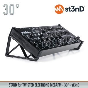 st3nD 3D printed stand for Twisted Electrons Megafm, 30 degree (MegaFM mk2 mkII)