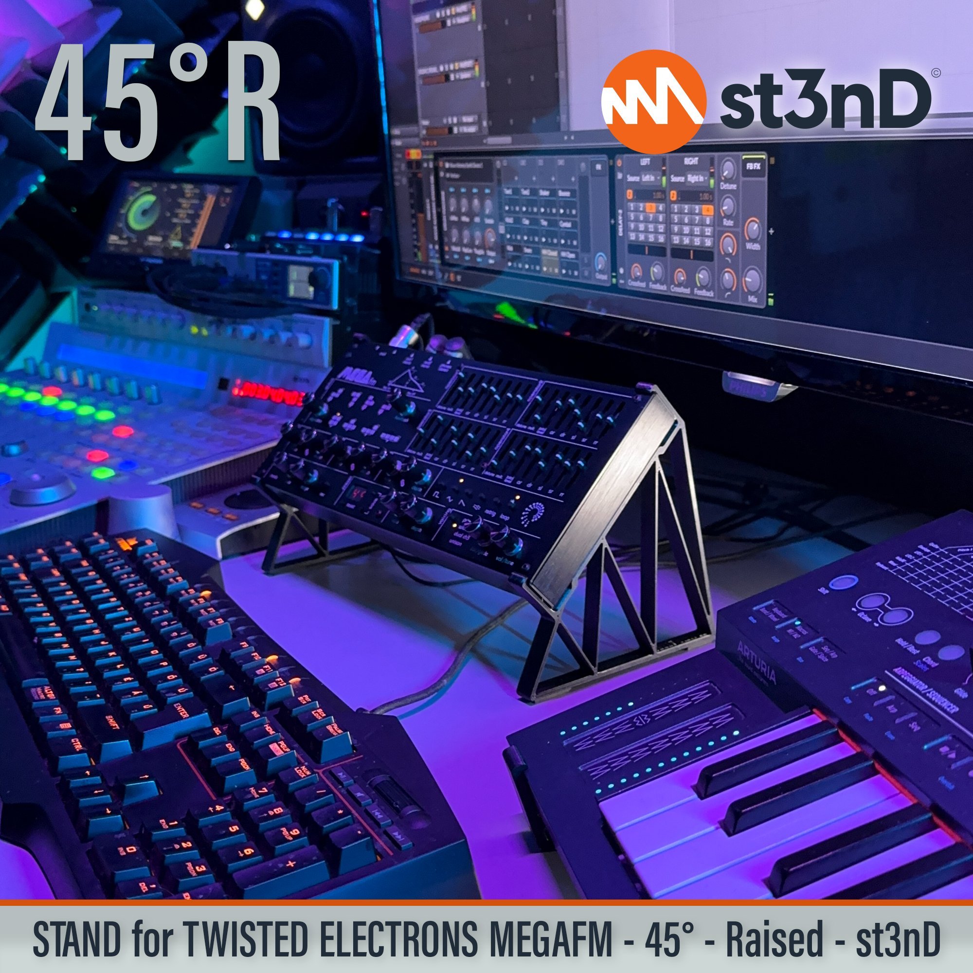 MegaFM mk2 mkII portable st3nD stable stand strong sturdy tilted Twisted Electrons Mega FM Twisted Electrons MegaFm Twisted MEGAfm II