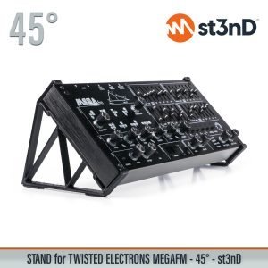 st3nD 3D printed stand for Twisted Electrons Megafm, 45 degree (MegaFM mk2 mkII)