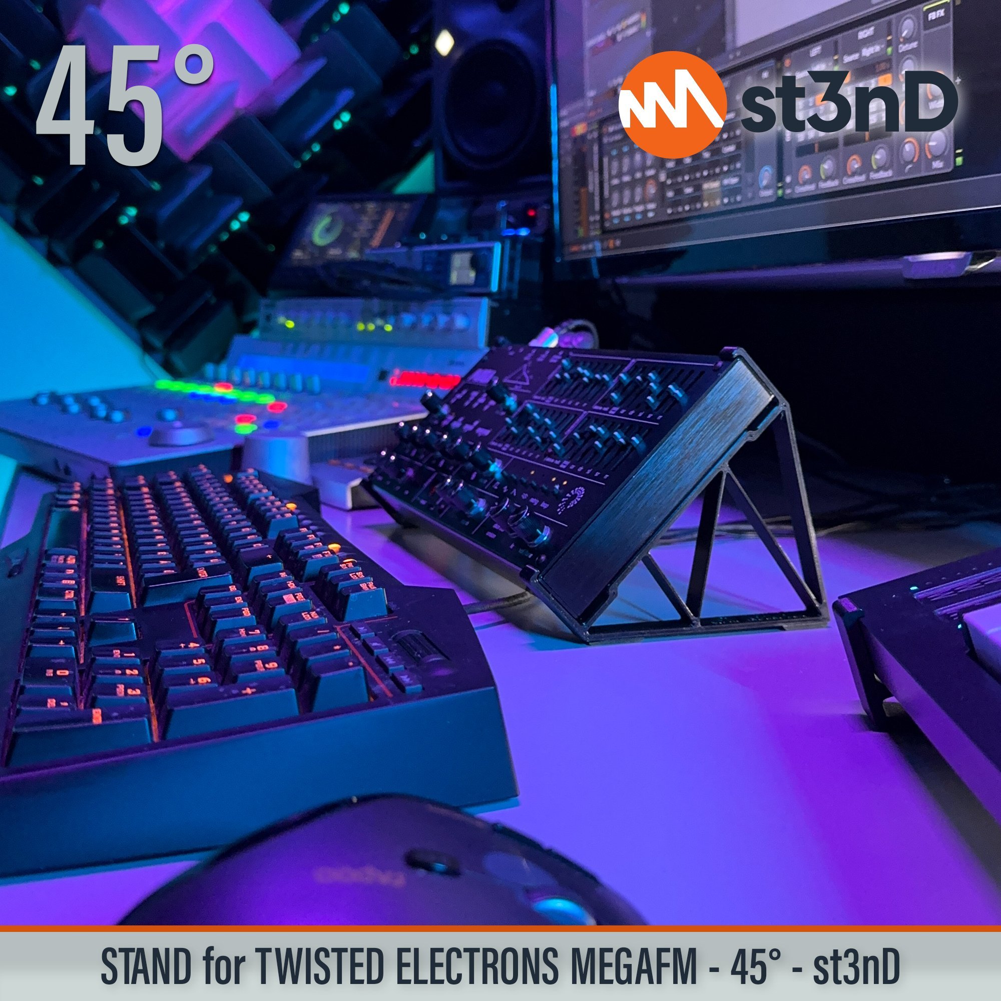 MegaFM mk2 mkII portable st3nD stable stand strong sturdy tilted Twisted Electrons Mega FM Twisted Electrons MegaFm Twisted MEGAfm II