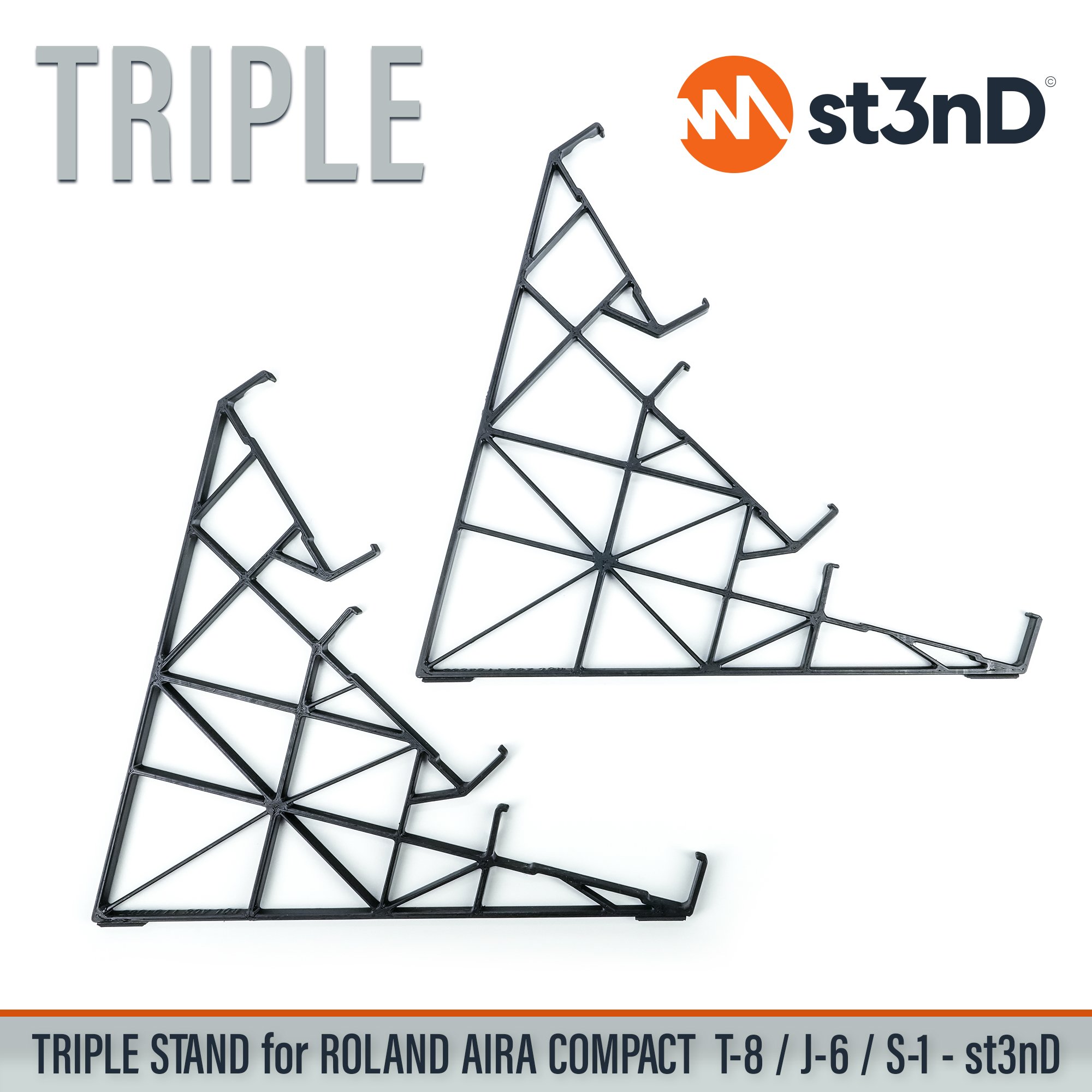 AIRA COMPACT EASEL Aira Compact J-6 roland j6 Aira Compact S-1 roland s1 Aira Compact T-8 roland t8 portable Roland Aira Compact Series roland synth st3nD stable stand strong sturdy tilted