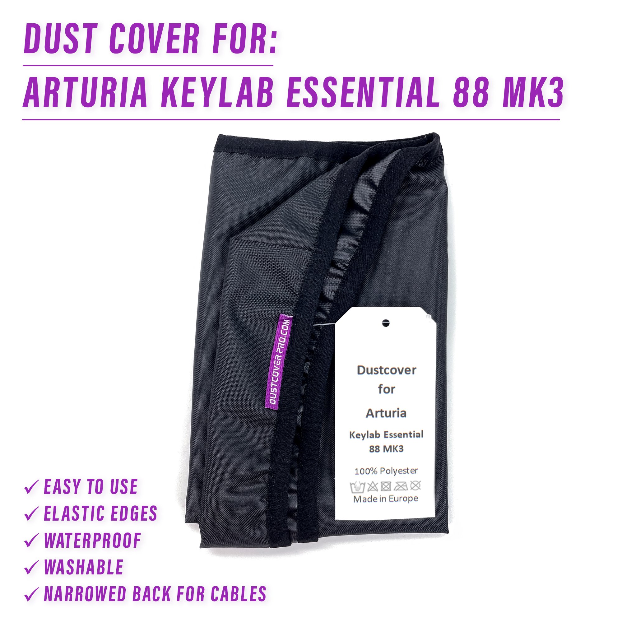arturia ARTURIA Keylab dust cover dustcover dustcoverpro elastic Keylab Essential synth synth protection waterproof KeyLab Essential 88 Mk3