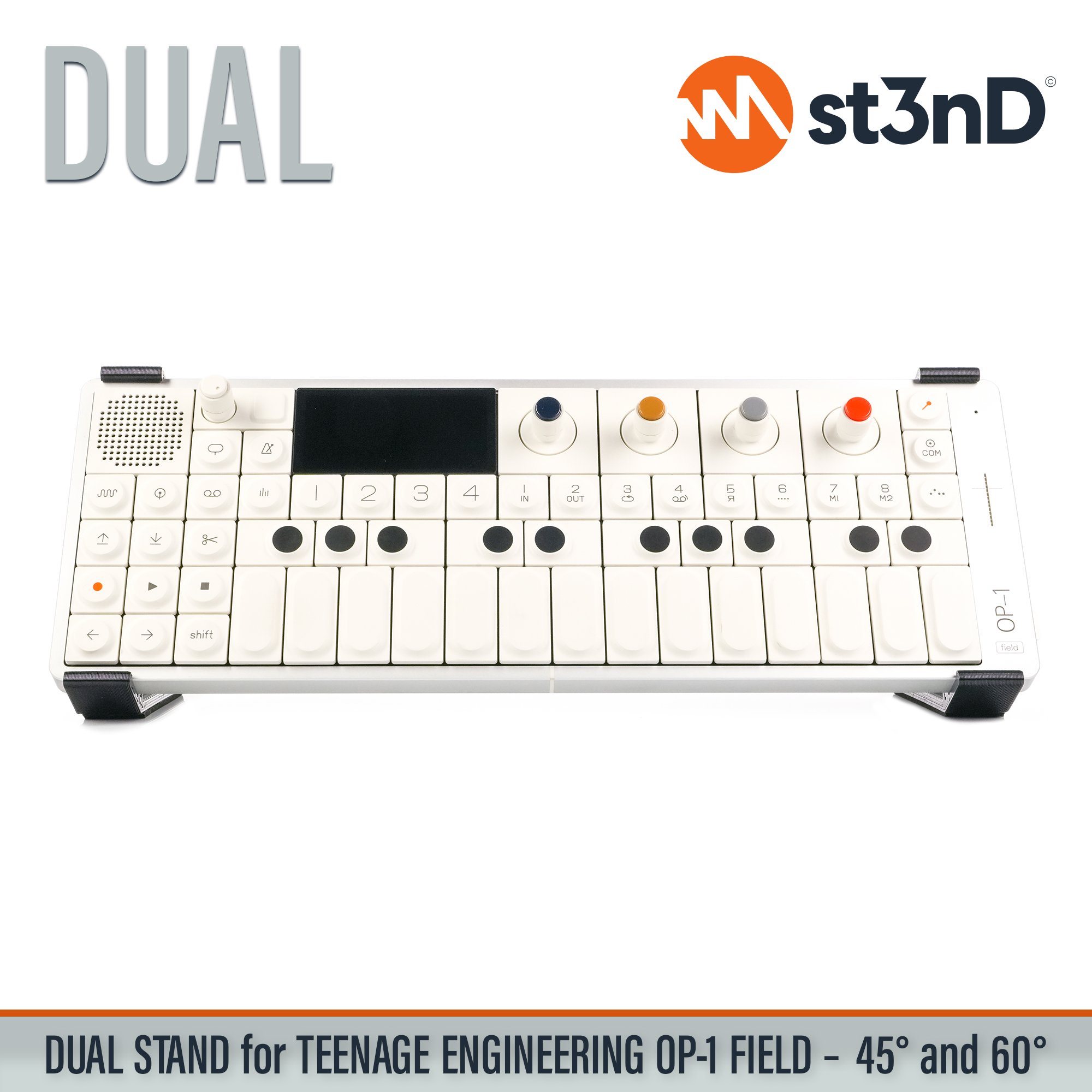 OP-1 Field OP1 Field portable st3nD stable stand strong sturdy Teenage Engineering Teenage Engineering OP-1 Field tilted