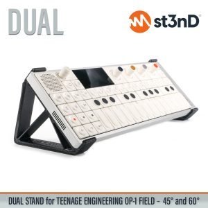 st3nD dual 3D printed stand for Teenage Engineering OP-1 Field / Op-xy- 45 degree or 60 degree