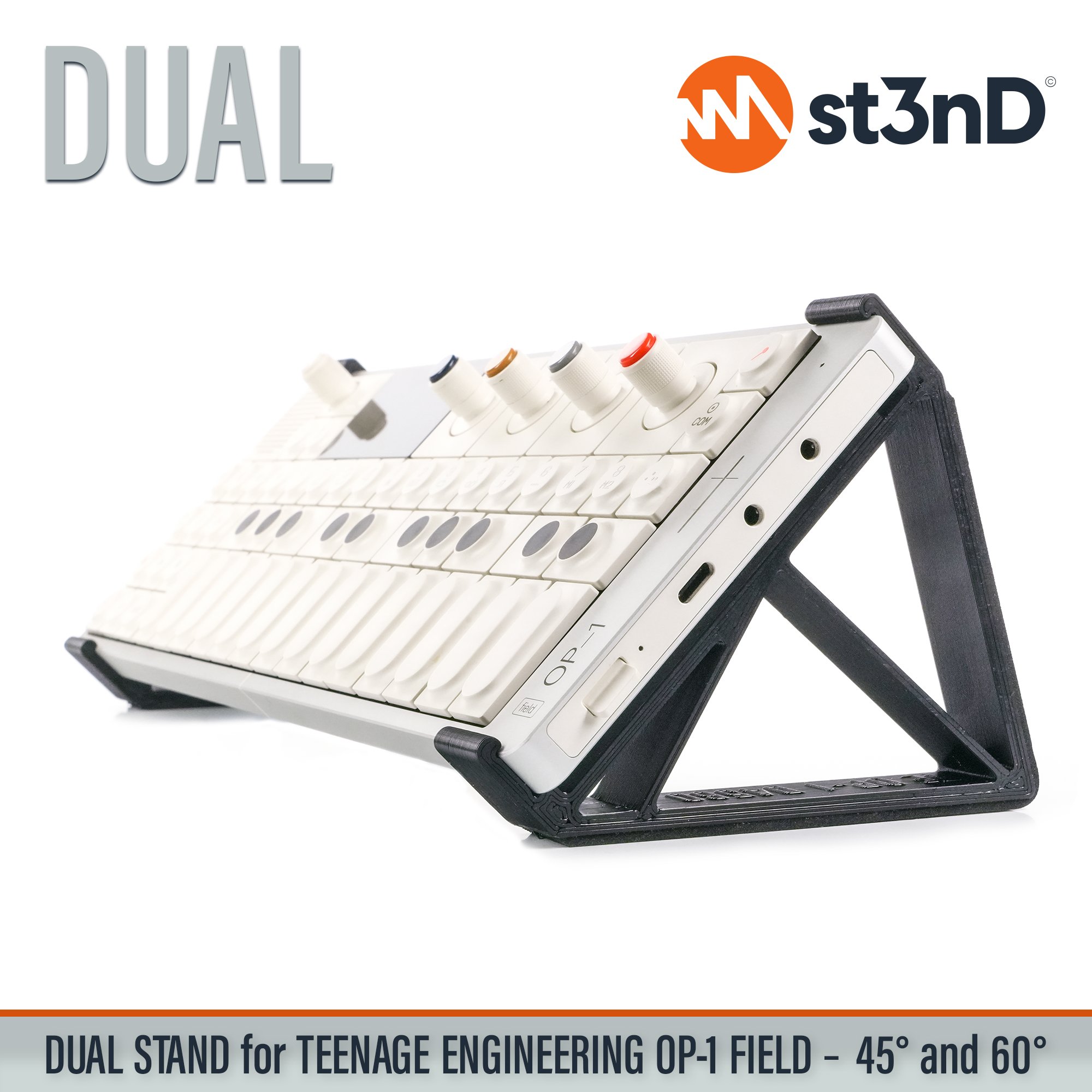 OP-1 Field OP1 Field portable st3nD stable stand strong sturdy Teenage Engineering Teenage Engineering OP-1 Field tilted