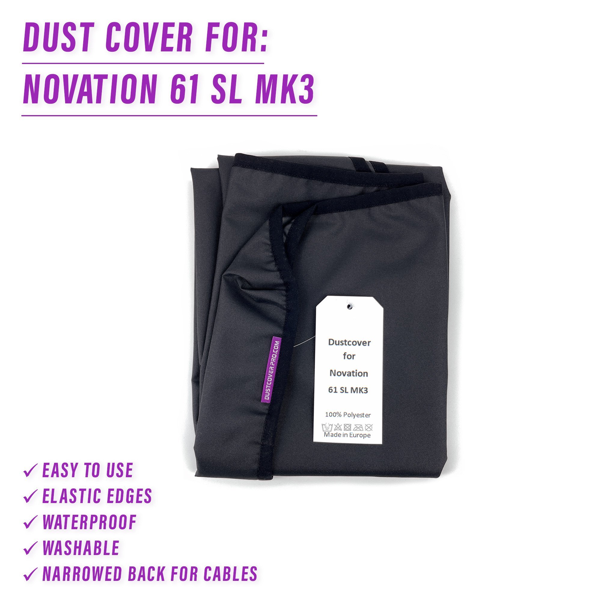Dust cover for novation sl 61 mk3