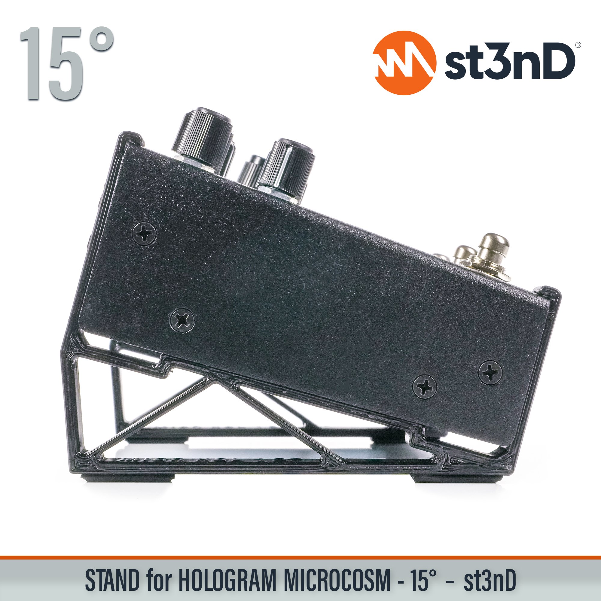 portable st3nD stable stand strong sturdy tilted Hologram Electronics Hologram Microcosm Granular Looper Glitch Pedal microcosm pedal effect pedal fx pedal