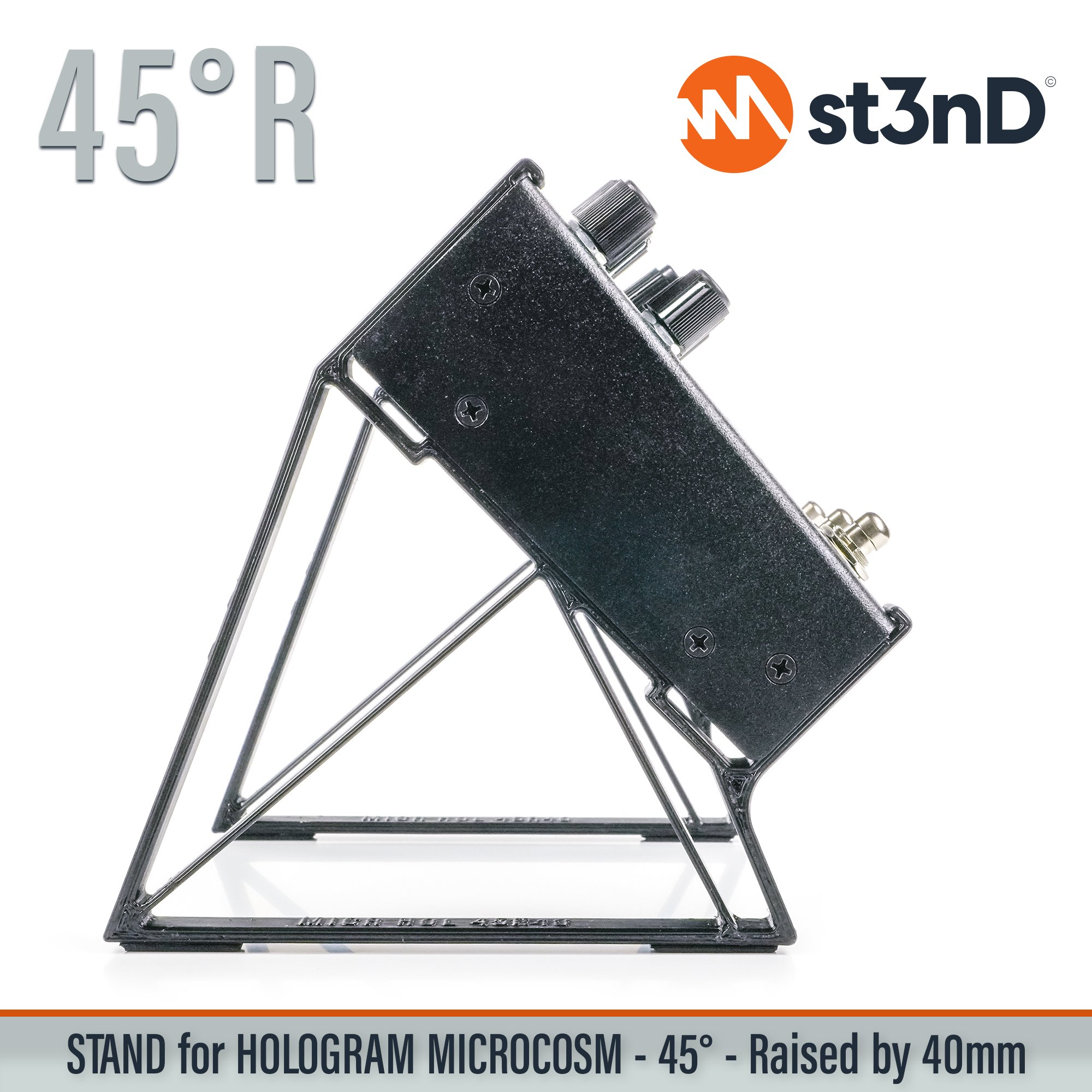 effect pedal fx pedal Granular Looper Glitch Pedal Hologram Electronics Hologram Microcosm microcosm pedal portable st3nD stable stand strong sturdy tilted