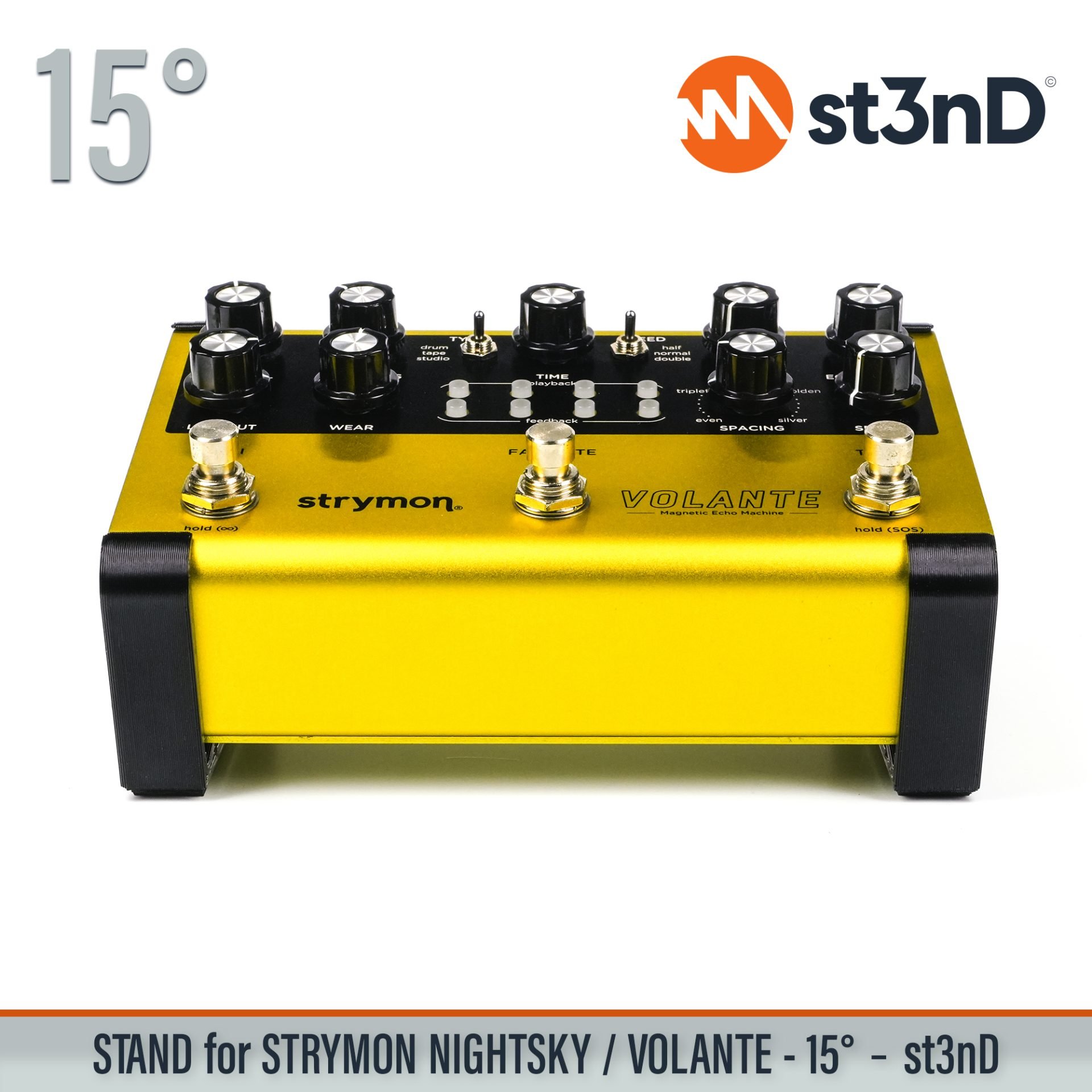 portable roland synth st3nD stable stand strong STRYMON FX PEDALS sturdy tilted STRYMON EFFECTS PEDALS STRYMON NIGHTSKY REVERB STRYMON VOLANTE DELAY STRYMON PEDALS