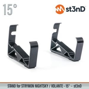 Close-up of the legs of the st3nD 3D printed stand for Strymon Nightsky / Volante, 15 degree
