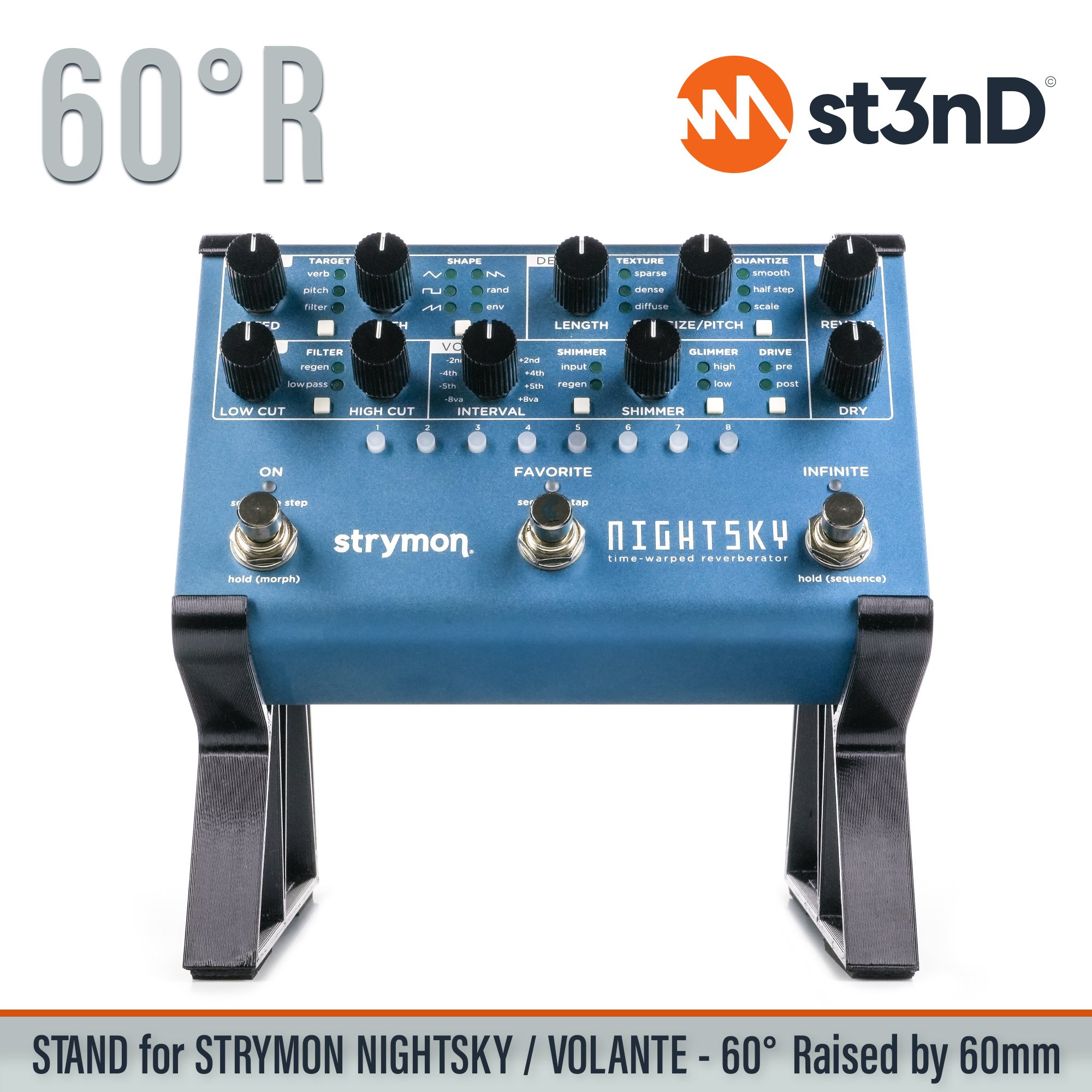 portable roland synth st3nD stable stand strong STRYMON EFFECTS PEDALS STRYMON FX PEDALS STRYMON NIGHTSKY REVERB STRYMON PEDALS STRYMON VOLANTE DELAY sturdy tilted