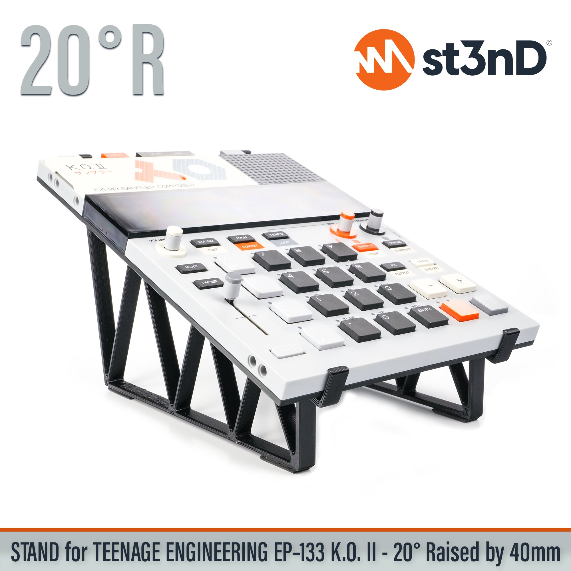 EP-1320 MEDIEVAL EP-133 KO II portable st3nD stable stand strong sturdy Teenage Engineering tilted