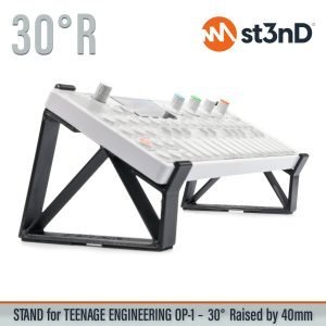 st3nD 3D printed stand for Teenage Engineering OP-1, 30 degree, raised by 40 mm