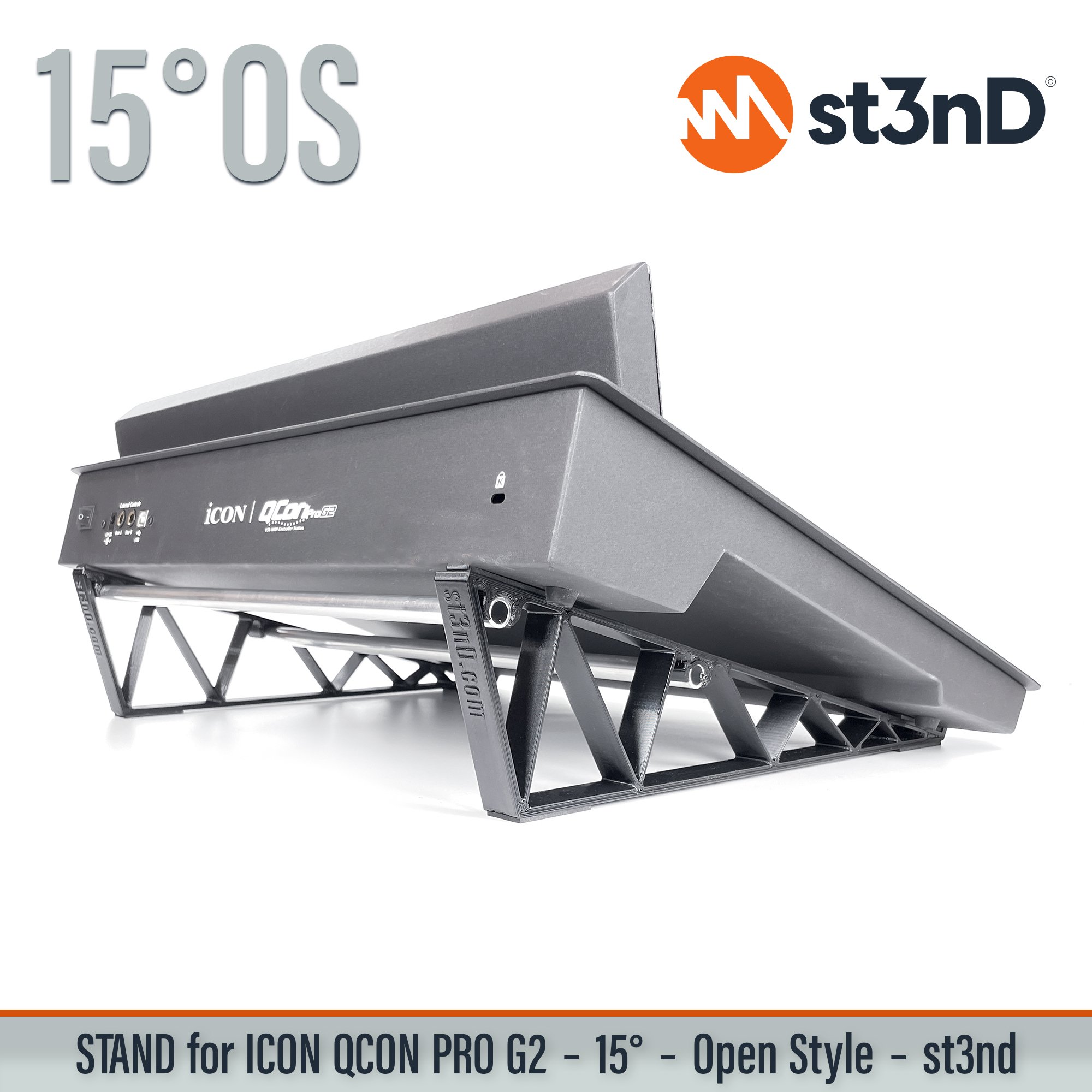 icon midi device platform nano portable st3nD stable stand strong sturdy tilted iCON QCon Pro G2 icon audio